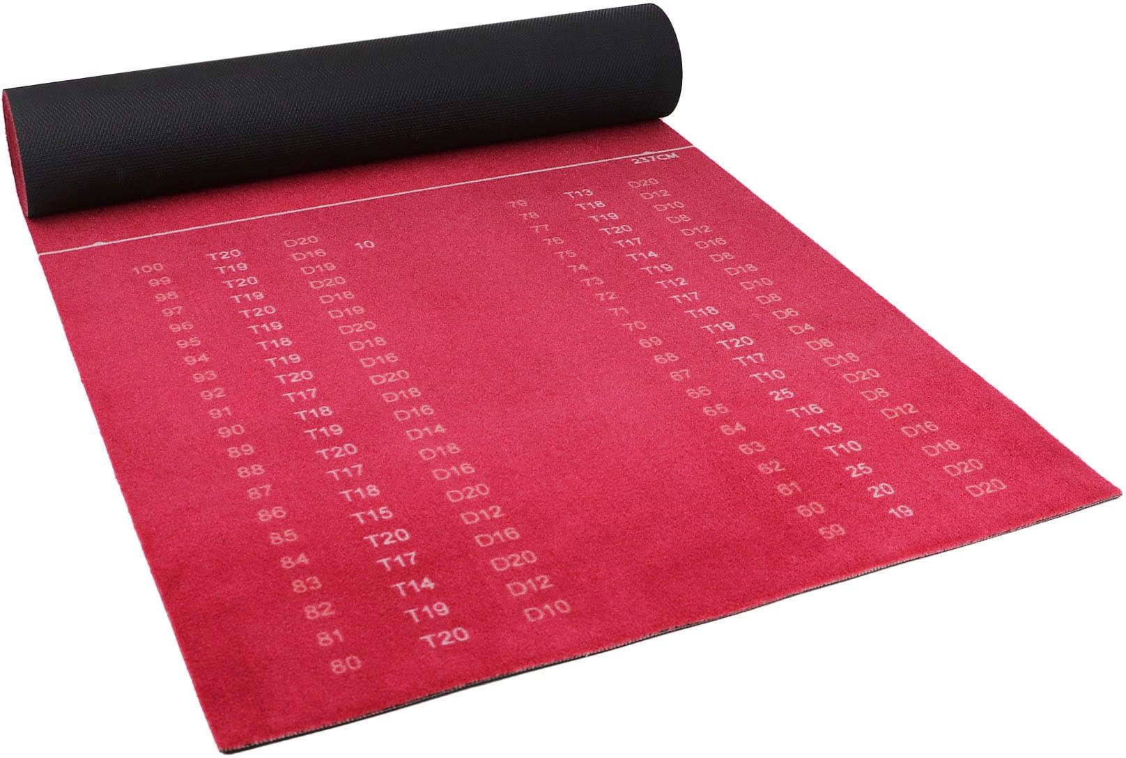 Primaflor-Ideen in Textil Chemin de table »Dartteppich BRISTOL, Made in Belgium« Rectangulaire 5 mm Höhe Dartmatte mit offiziellem Spielabstand 237 cm, rutschhemmend