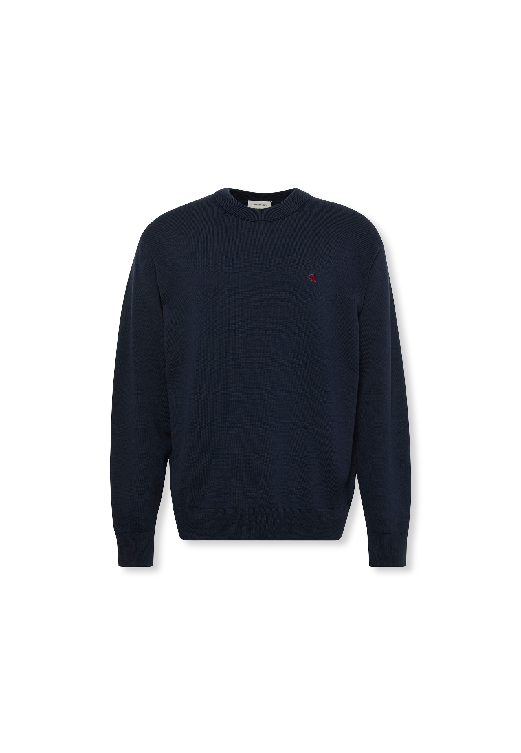 Calvin Klein Jeans Pull en tricot »LS EZ COTTON CREWNK SWEATER 12GG« Mit Rundhalsausschnitt