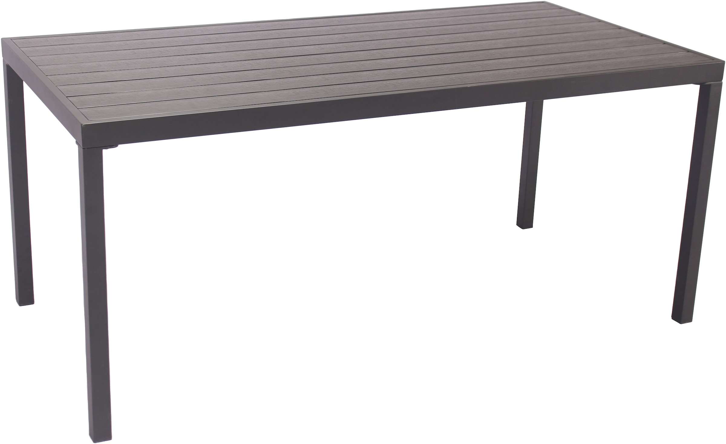 KONIFERA Salon de jardin »»New Jersey«« Ensemble, 4 fauteuils, table 80x160x71 cm, avec coussins, 13 cuis tlg. aluminium