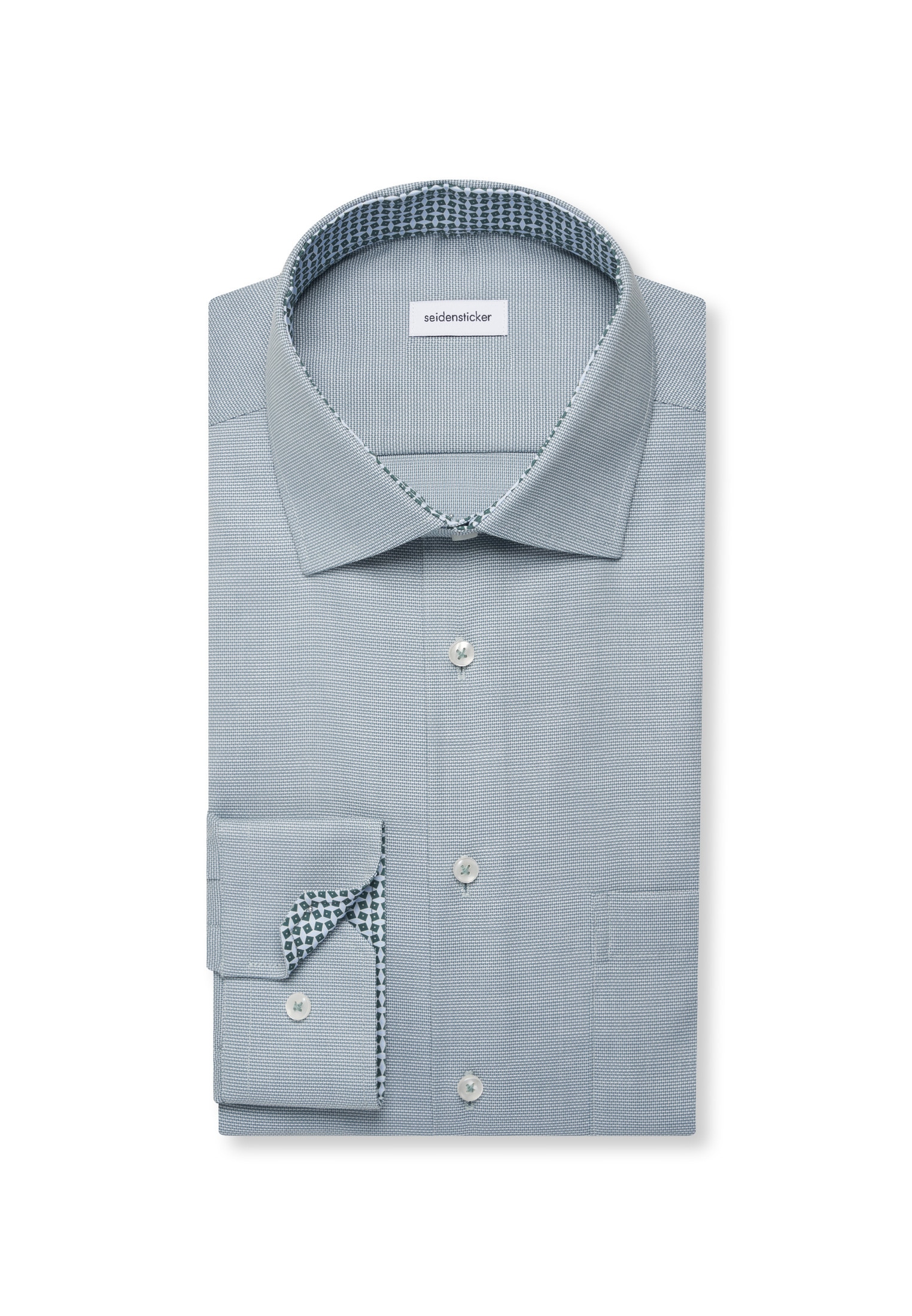 seidensticker Businesshemd »Regular«, Regular 1/1 Kentkragen Struktur
