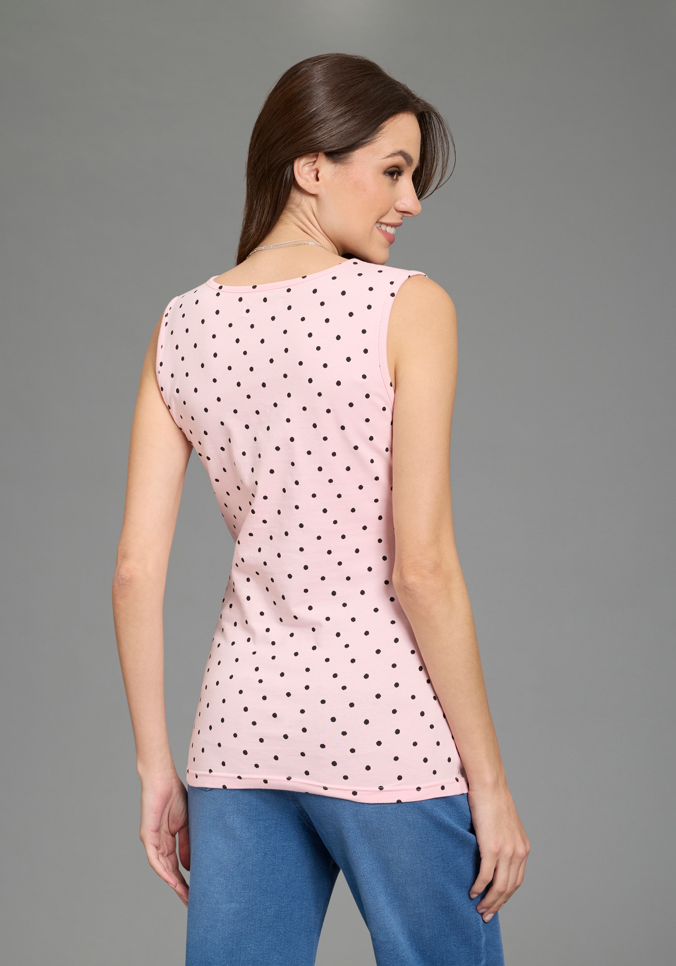 Neun Monate T-shirt de grossesse »2er Pack Umstands-Tops« Packung, 2, 2 pièces eng anliegende Passform, tiefer V-Ausschnitt mit Wickeloptik