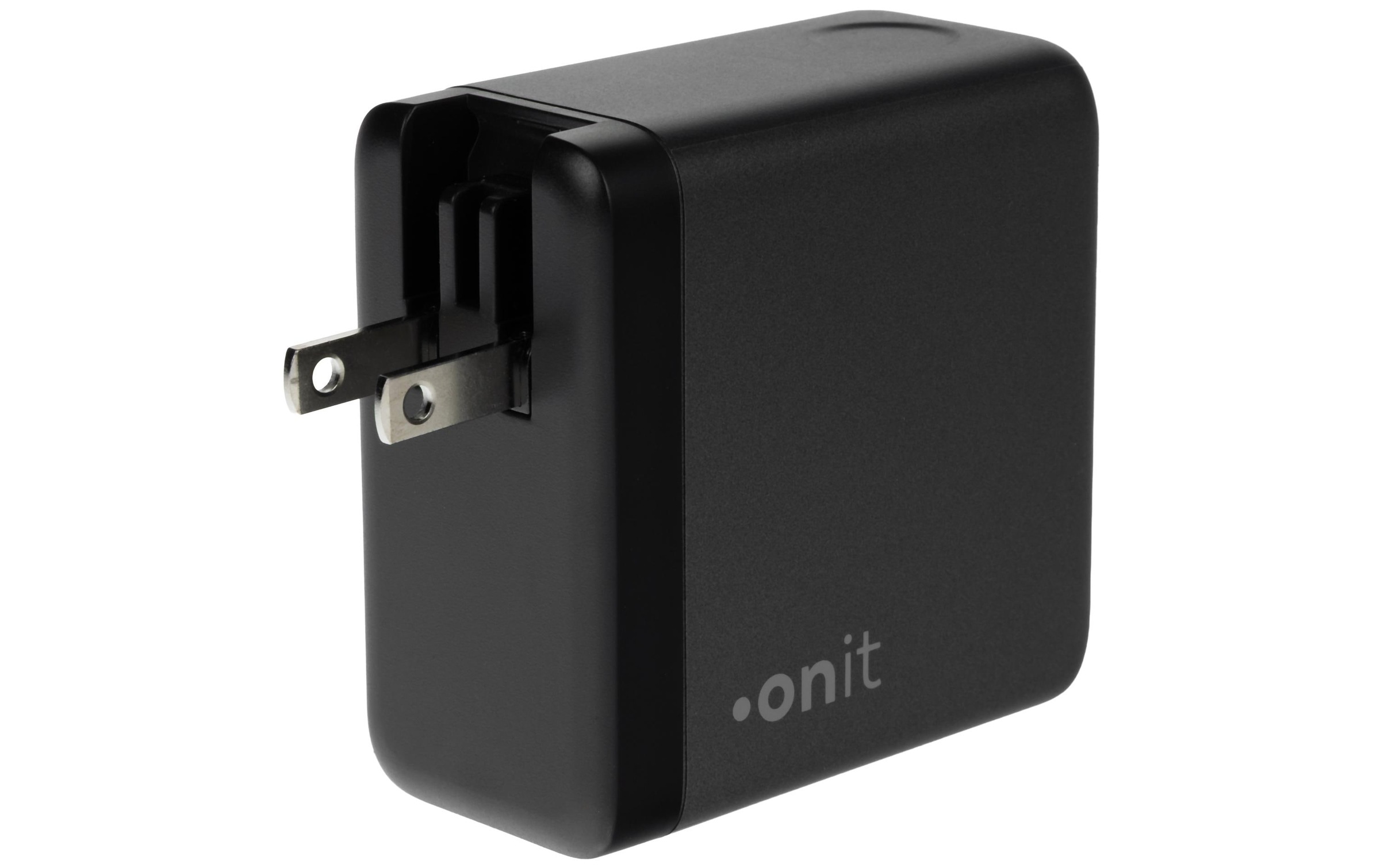 onit USB-Ladegerät »Travel 2C1A 140 W GaN« Reiseladegerät mit Wechseladaptern für den weltweiten Einsatz
