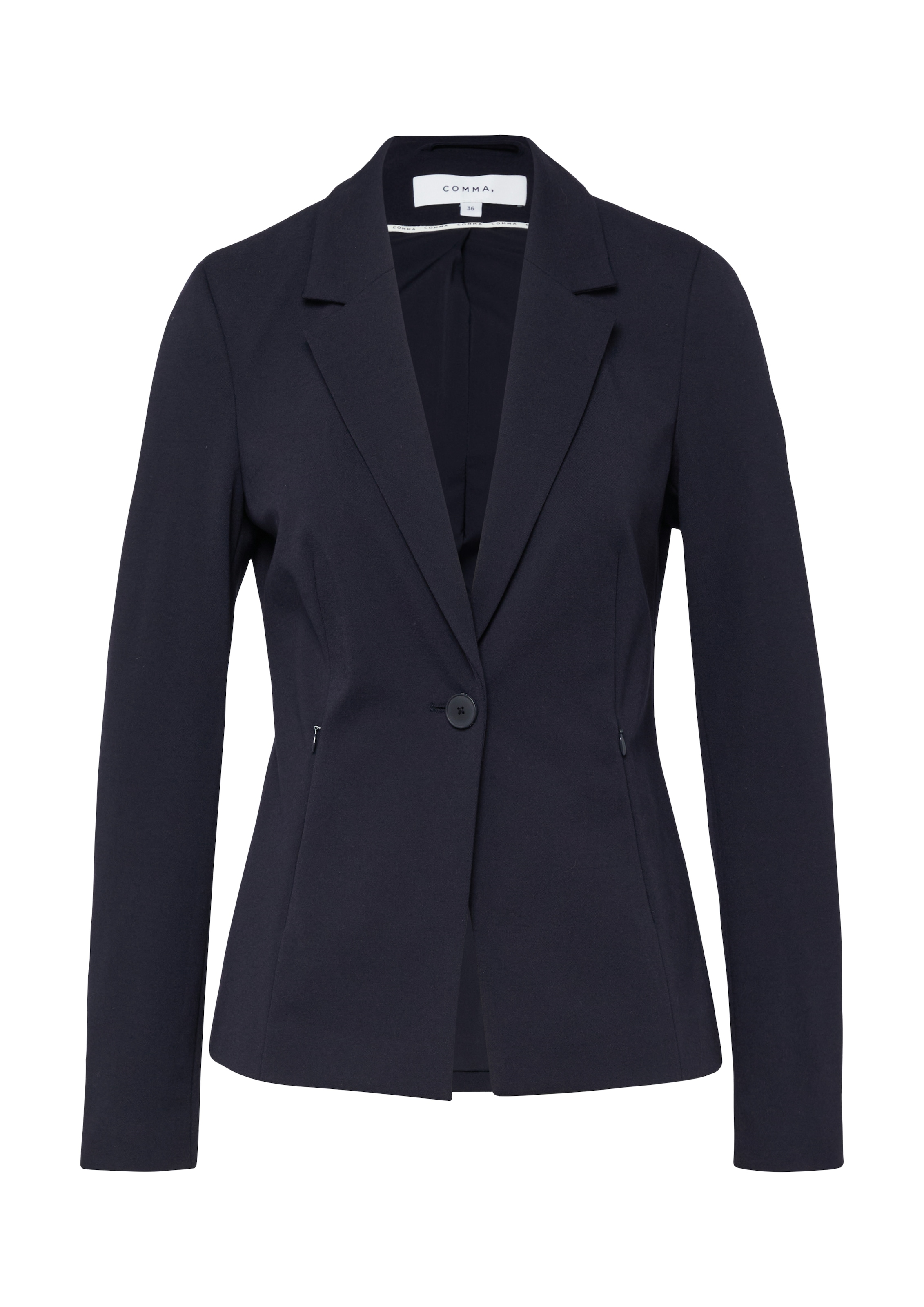 Comma Veste blazer mit Reverskragen und 1-Knopf-Verschluss