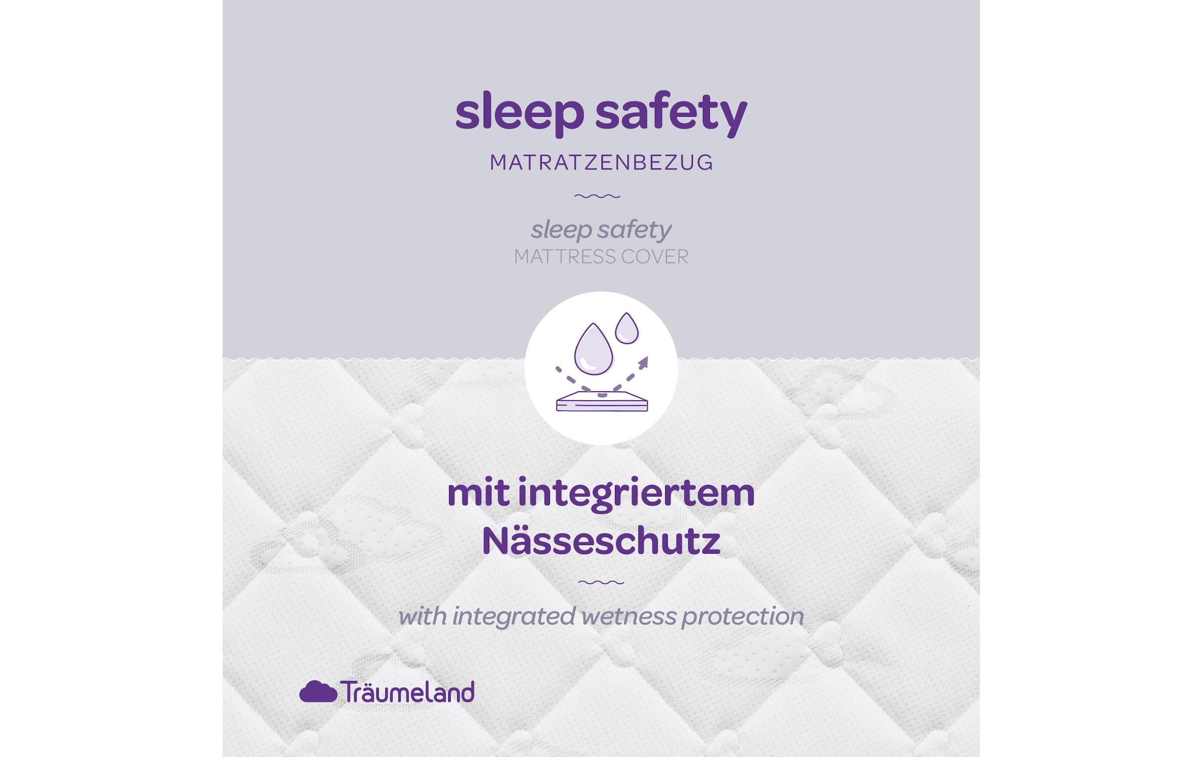 Träumeland Matelas pour bébé »Kleine Matratze Brise Light, 42x80, 43x85cm und weitere Grössen« 6 cm hoch 1 cuis tlg. Matelas arrondi, adapté aux allergiques (allergiques à la poussière domestique)