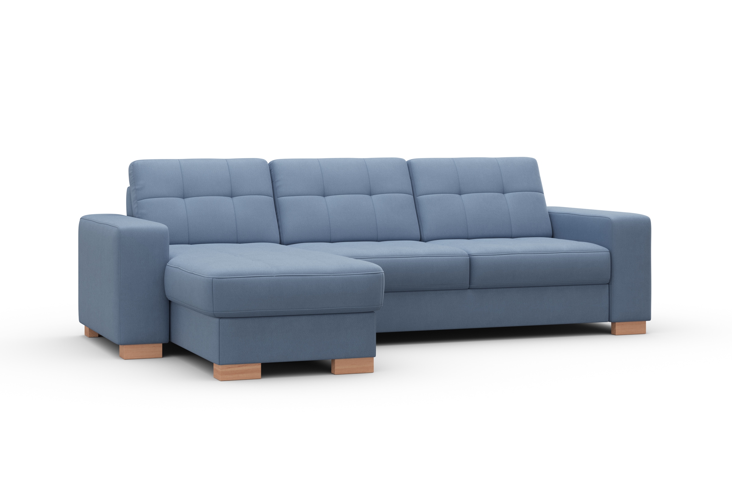 sit&more Ecksofa »Quincy L-Form« wahlweise mit Bettfunktion und Bettkasten