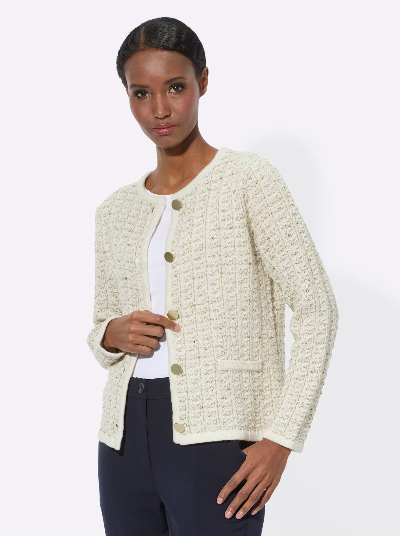 creation L Strickjacke