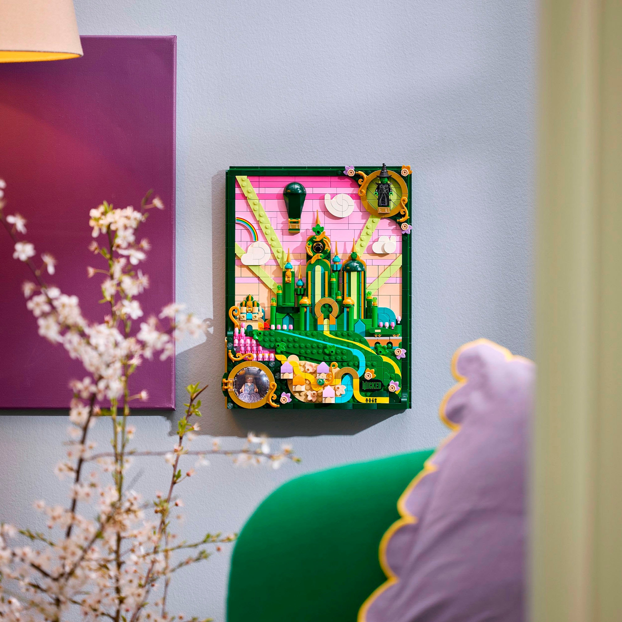 LEGO® Pions de construction »Emerald City Wandkunst (75685), LEGO Wicked« Made in Europe