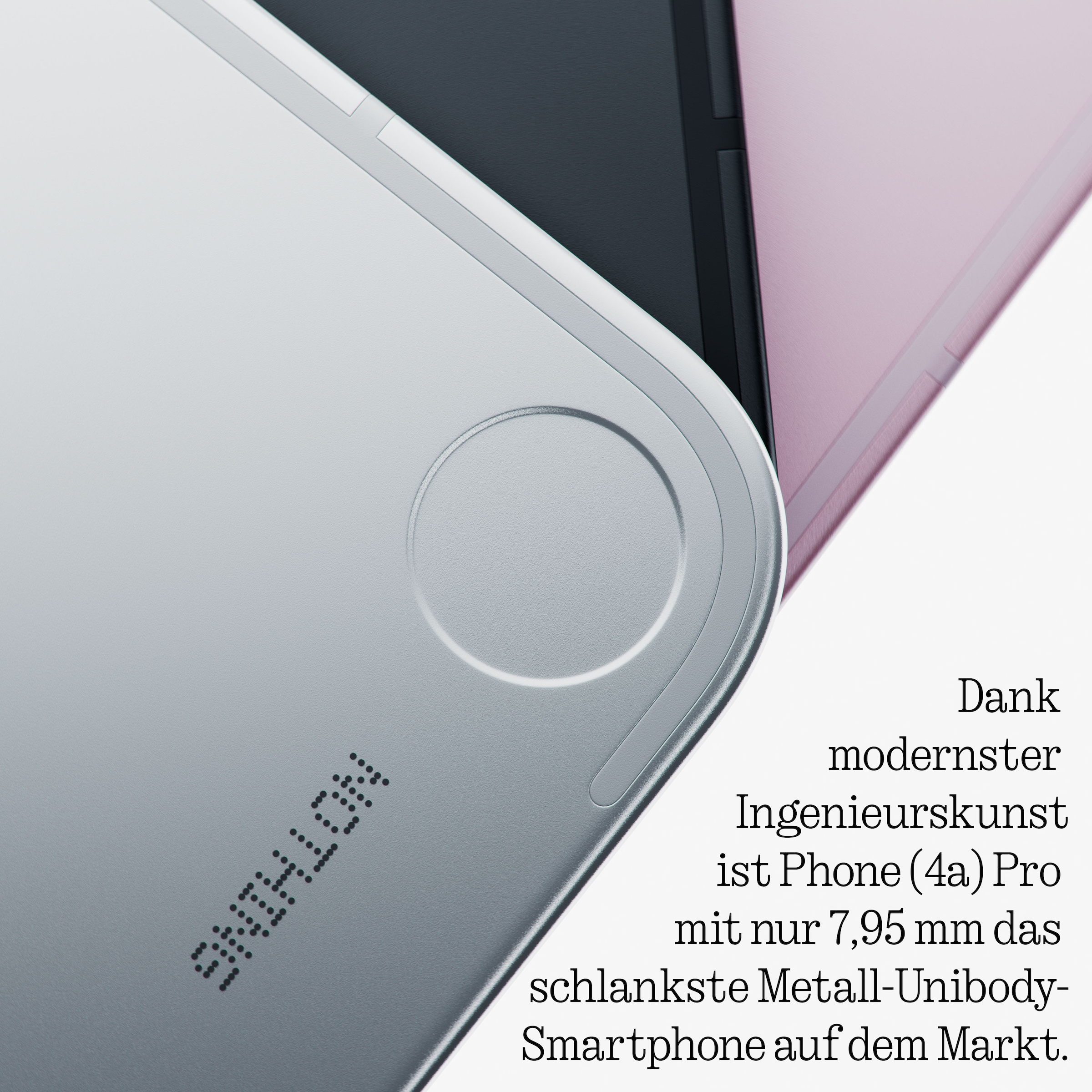 NOTHING Smartphone »Phone (4a) Pro« silber