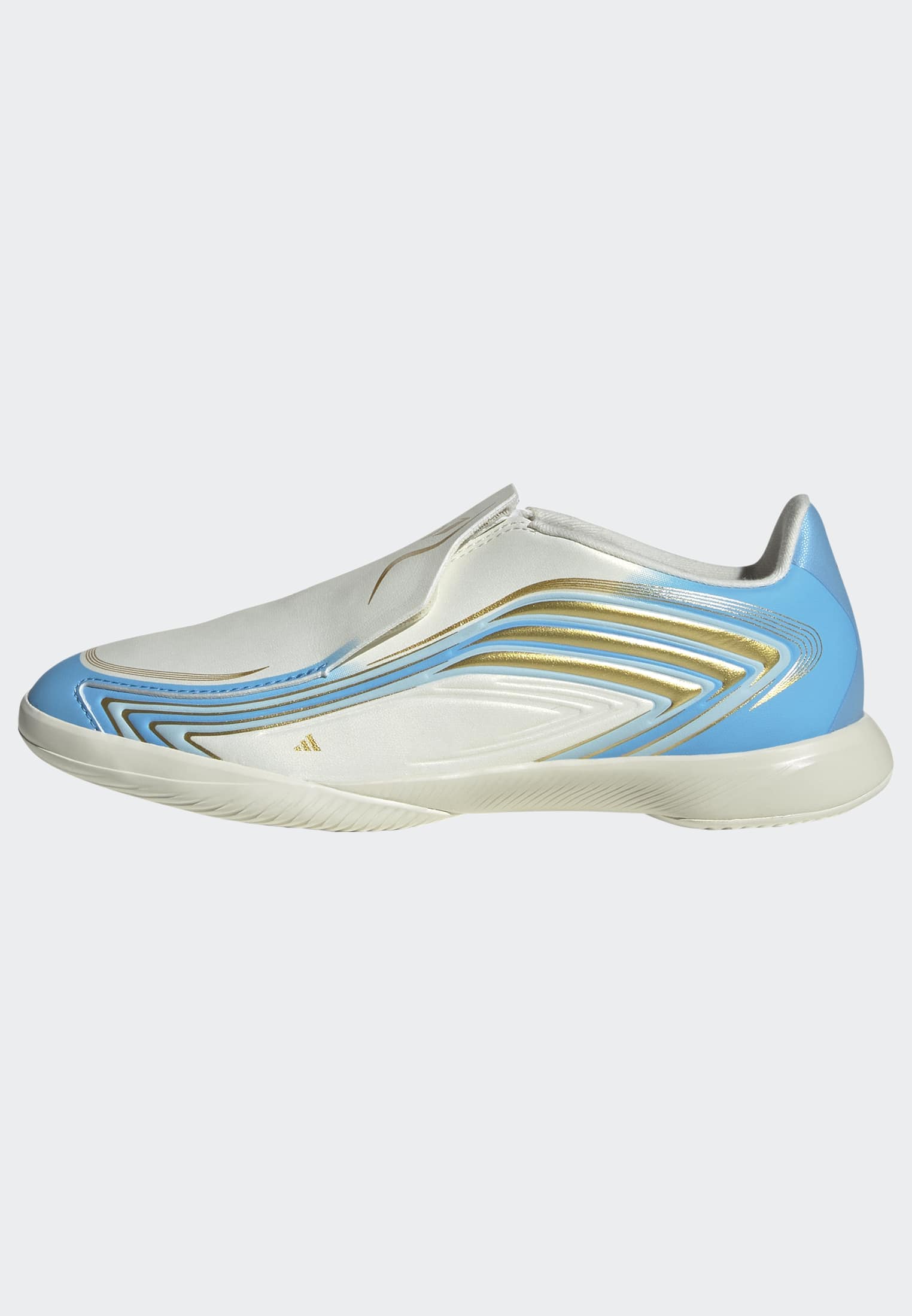 adidas Performance Fussballschuh »F50 MESSI LEAGUE KIDS , HALLENBÖDEN, OHNE SCHNÜRSENKEL«  für Hallenboden, für Jugendliche & Kinder