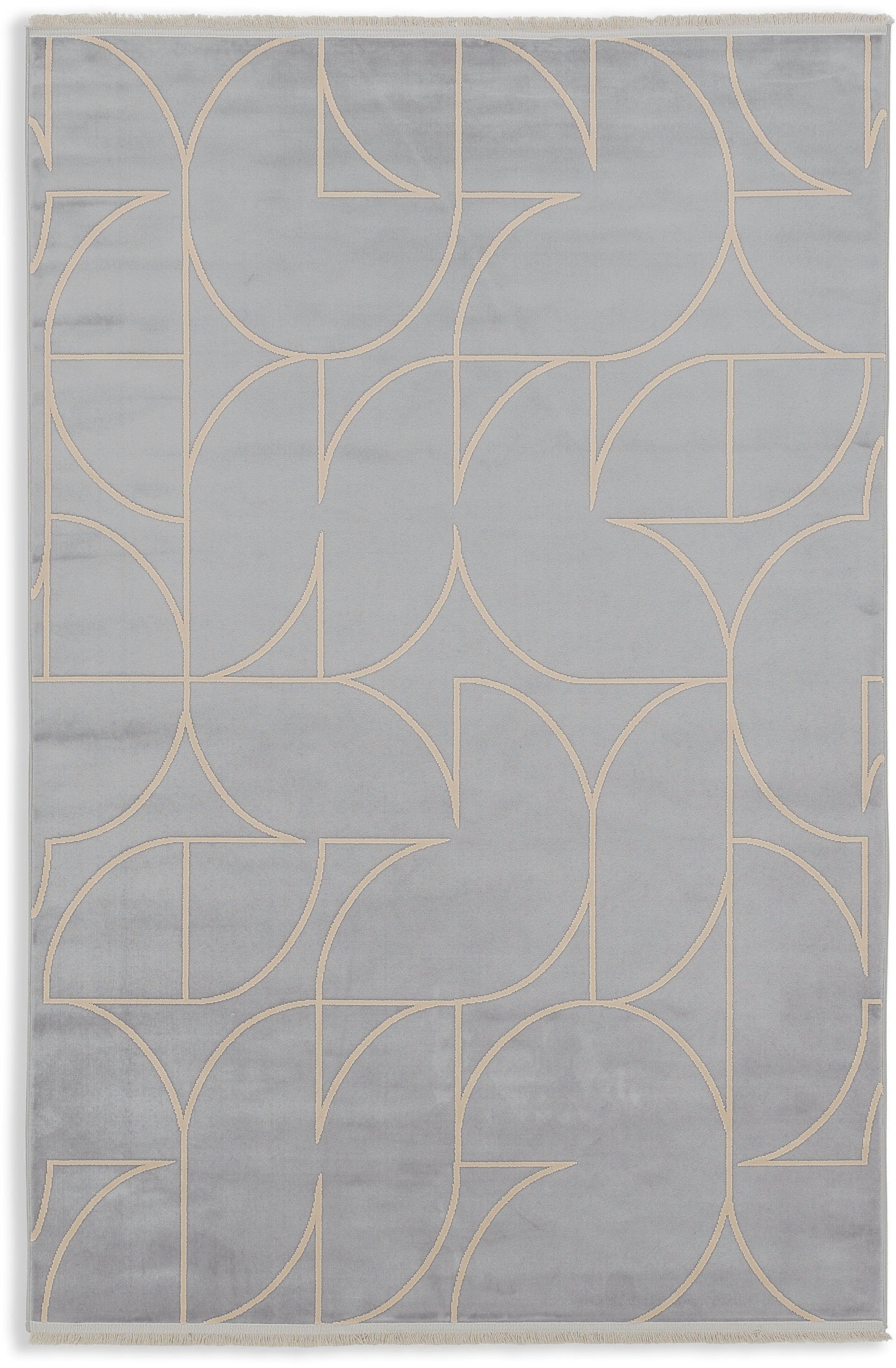 SCHÖNER WOHNEN-Kollektion Teppich »Magic 6104« rechteckig 7 mm Höhe Hoch Tief Struktur, mit Viskose, weich und glänzend