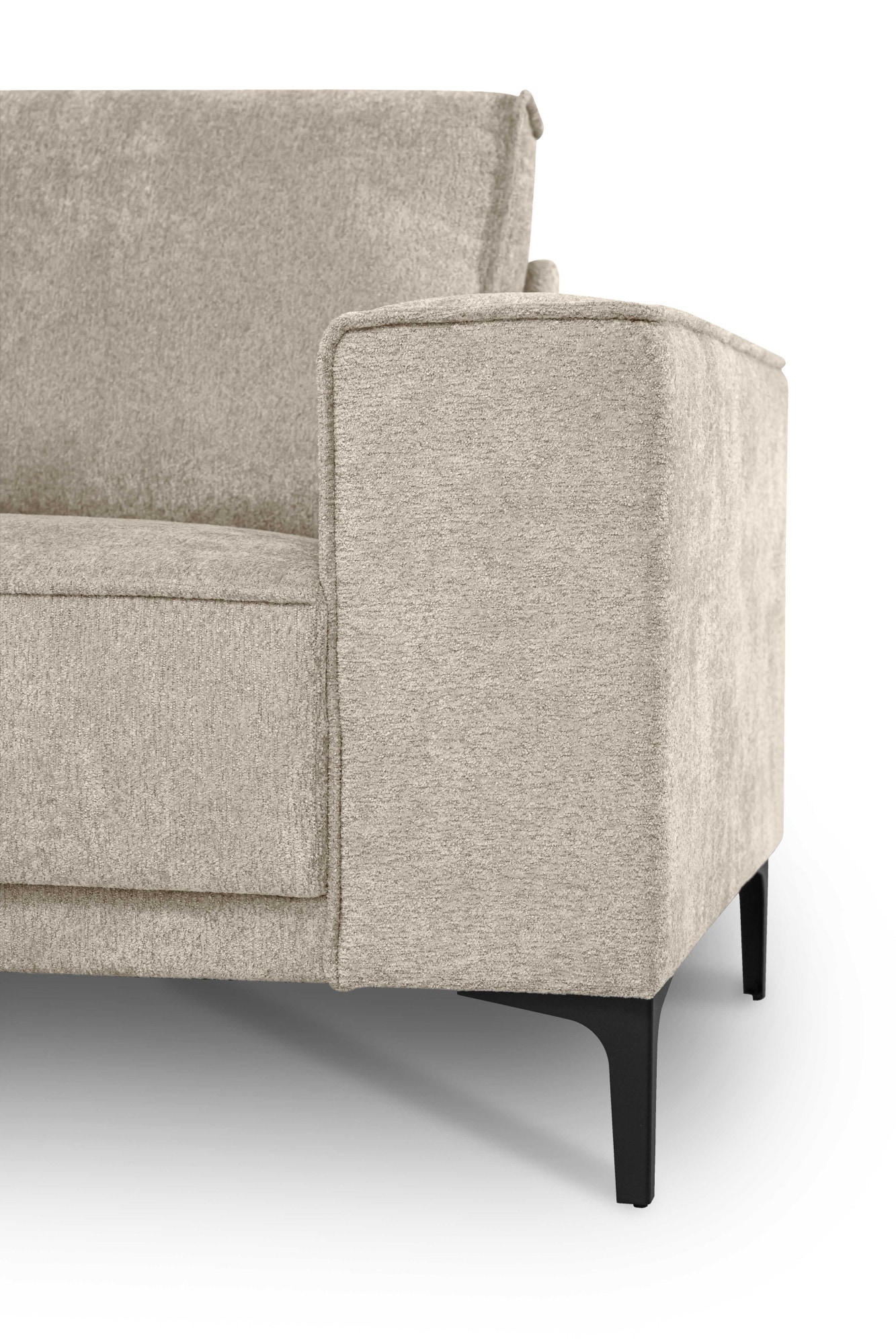 GOODproduct Paysage de salon »OLAND Bouclé U-Form, XXL, B: 342 cm, Skandi-Design« design scandinave en structure, tissu plat, microfibre de luxe, bouclé