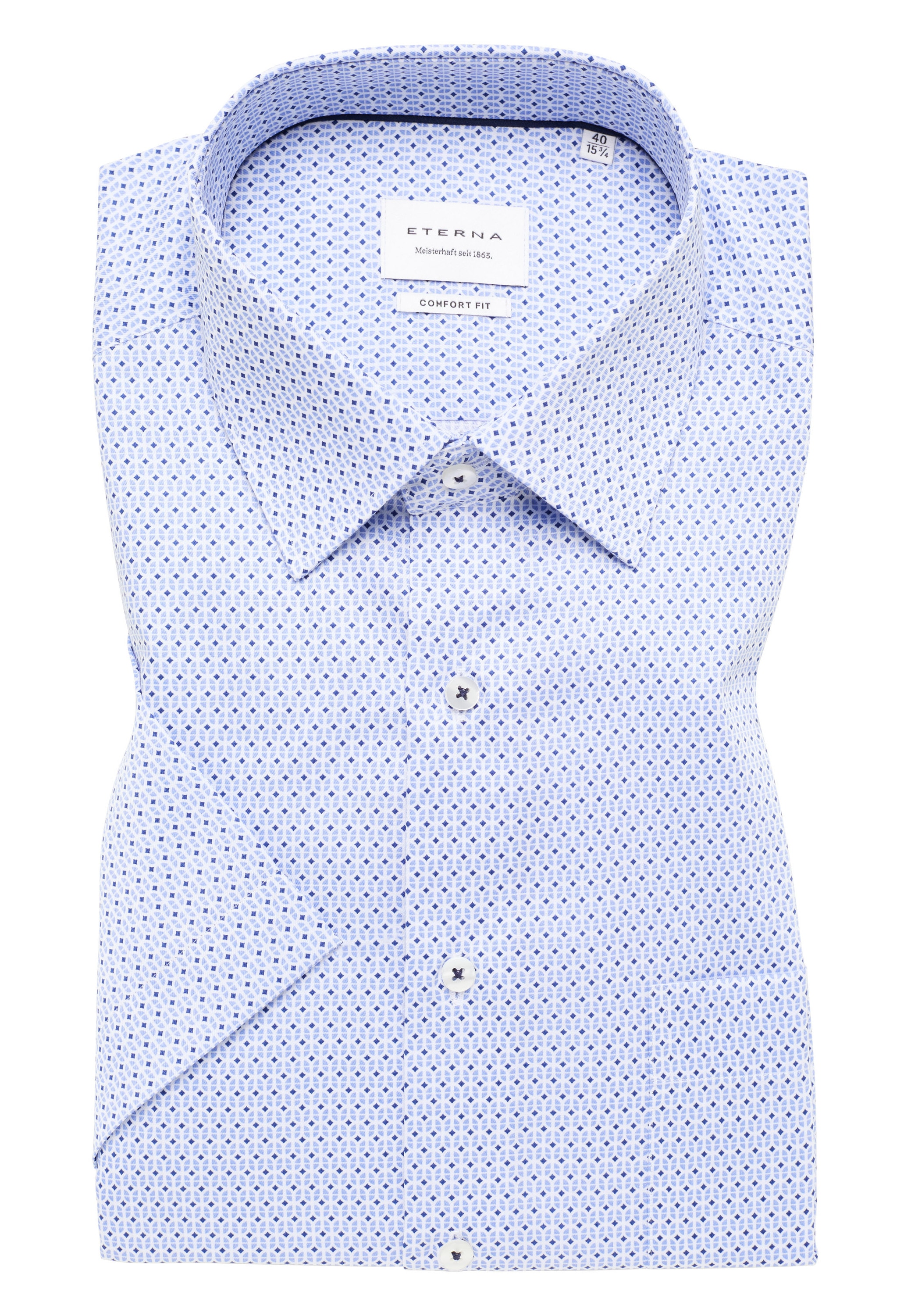 Eterna Kurzarmhemd »COMFORT FIT« NON IRON (bügelfrei)
