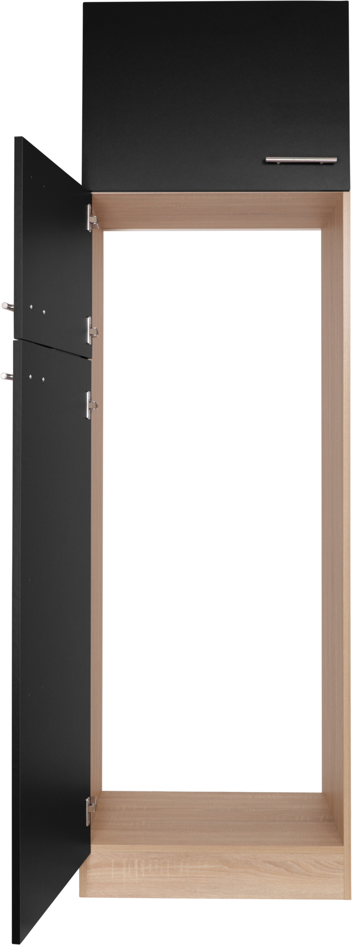 RESPEKTA Kühlumbauschrank »Merle« Breite 60 cm, Türen wechselseitig anschlagbar, Höhe 200 cm