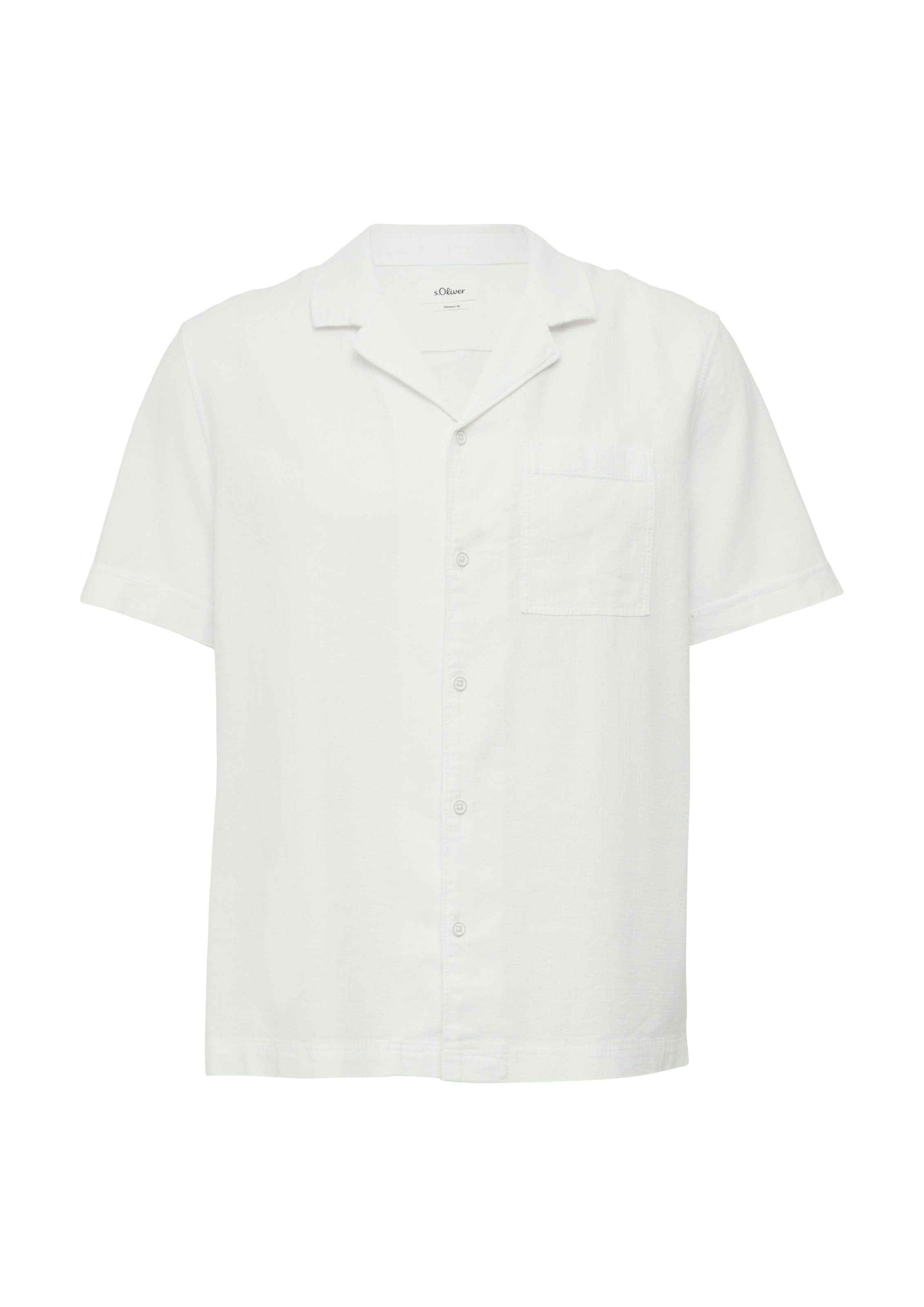 s.Oliver Chemise à manches courtes avec motif structuré