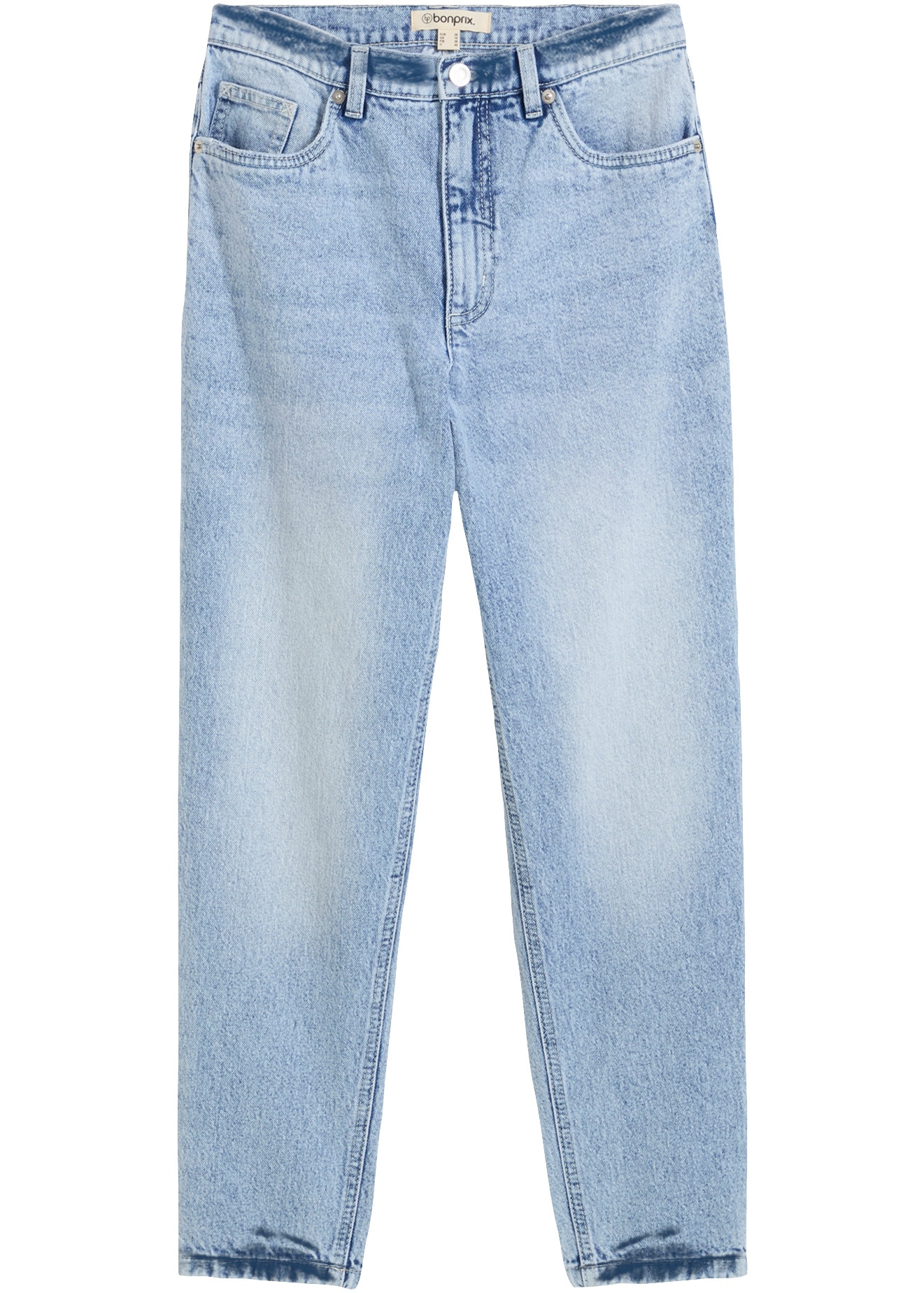 bonprix Jeans mom coupe loose fit, avec stretch, design 5 poches
