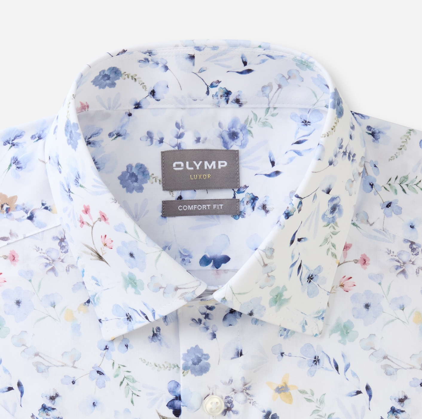 OLYMP Chemise à manches courtes »Luxor comfort fit« mit floralem Print