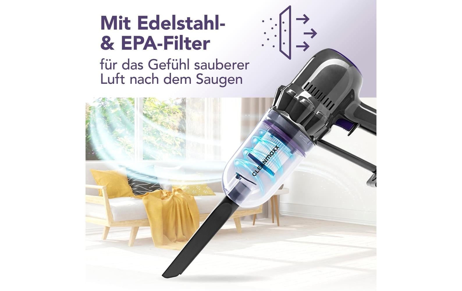 CLEANmaxx Aspirateur à main et à manche sans fil »14,8 V«