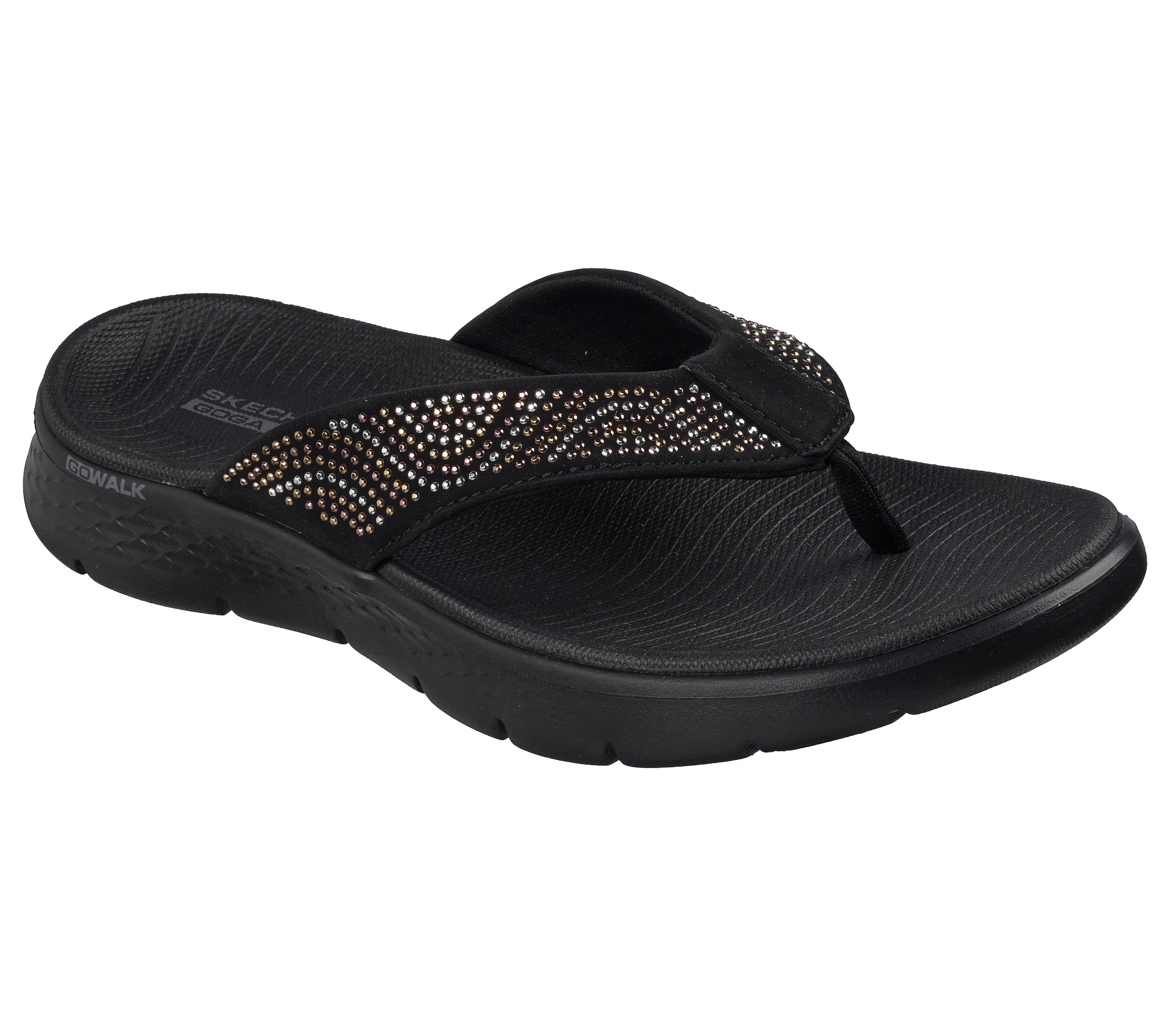 Skechers Séparateur d'orteils »GO WALK FLEX SANDAL«  chaussure d'été, chaussure de bain, chaussure de plage avec clous décoratifs