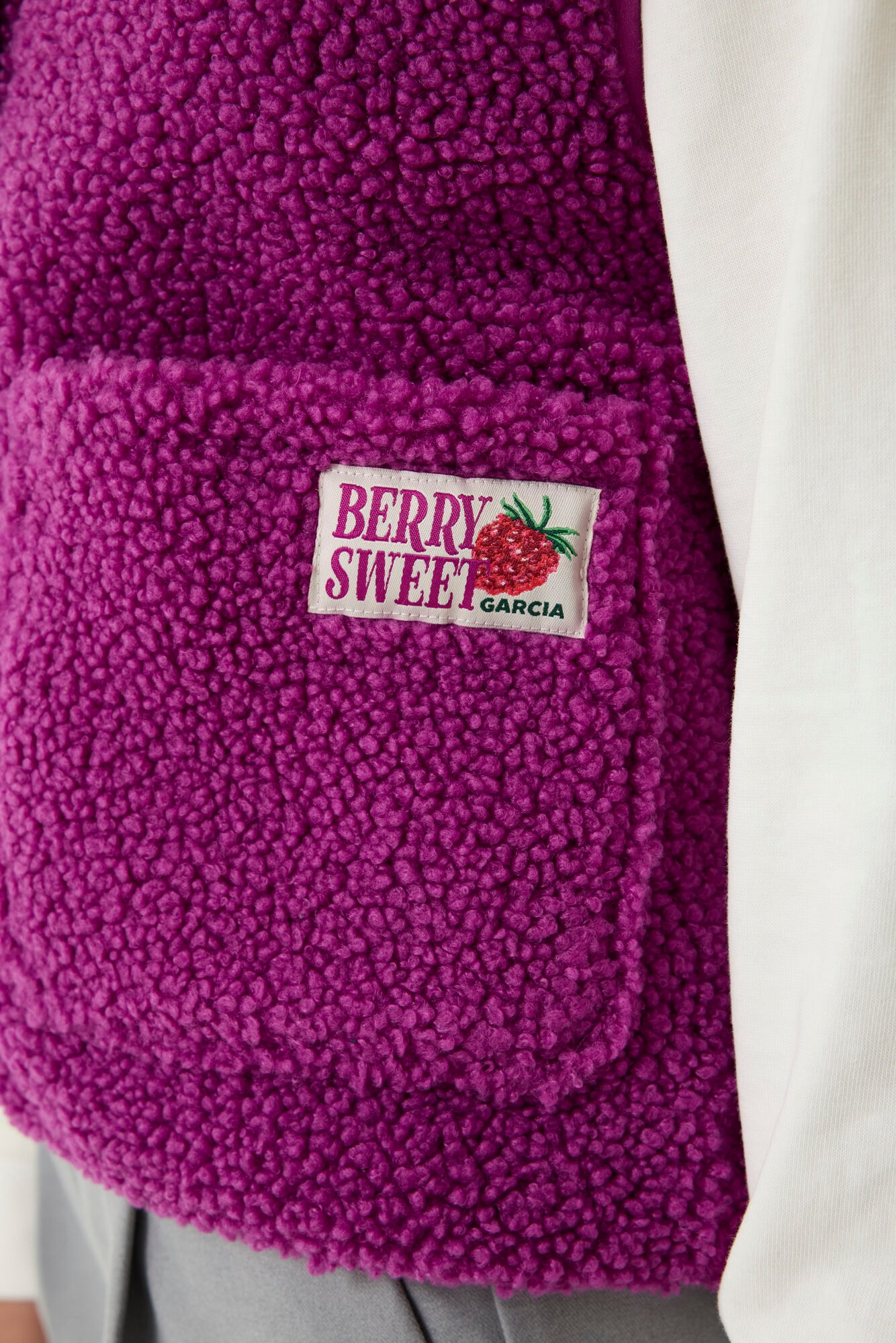 Garcia Gilet tricoté avec broderie