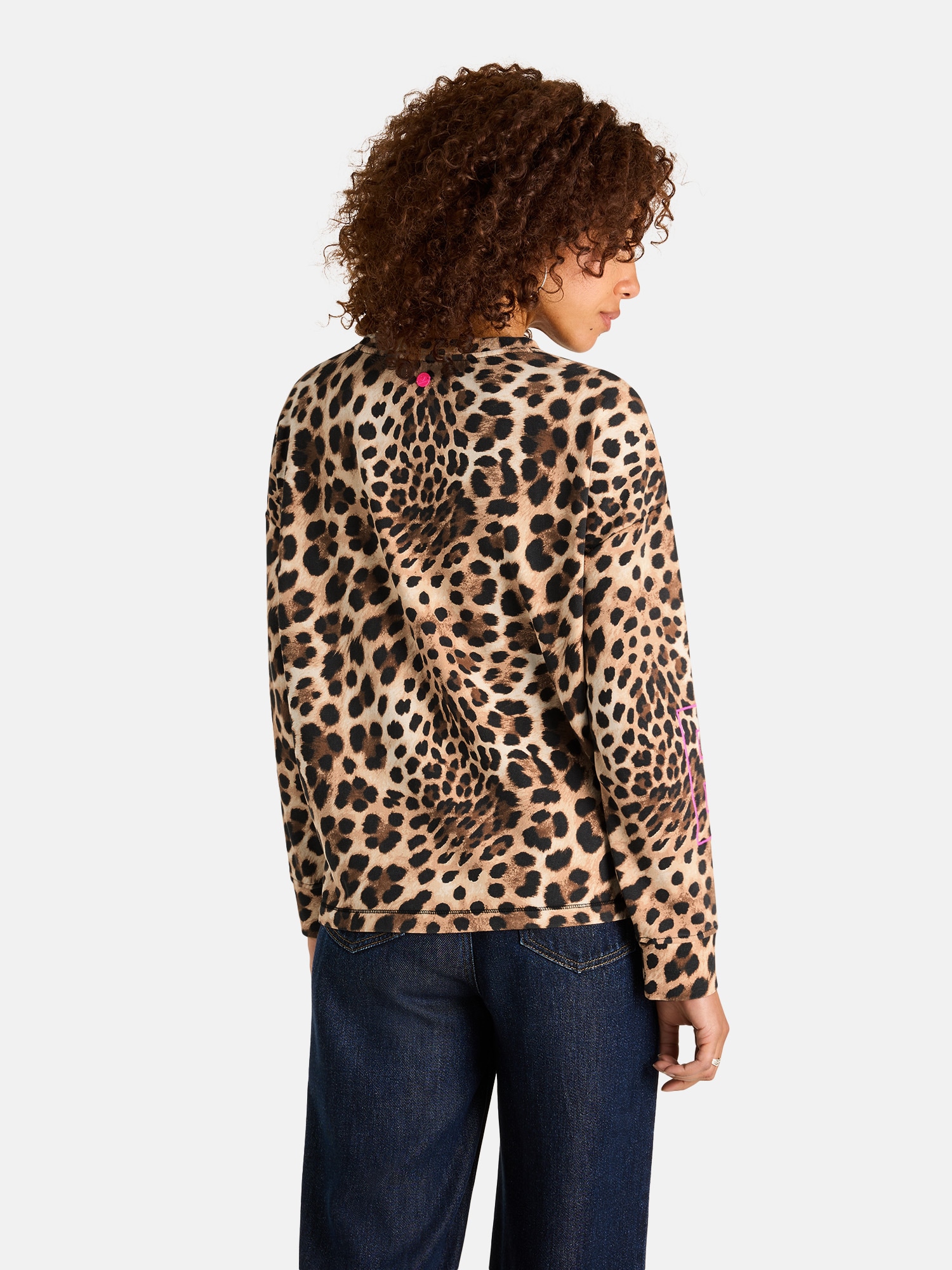 Lieblingsstück Sweater »SuleL«, mit gesticktem Schriftzug, lockere Passform
