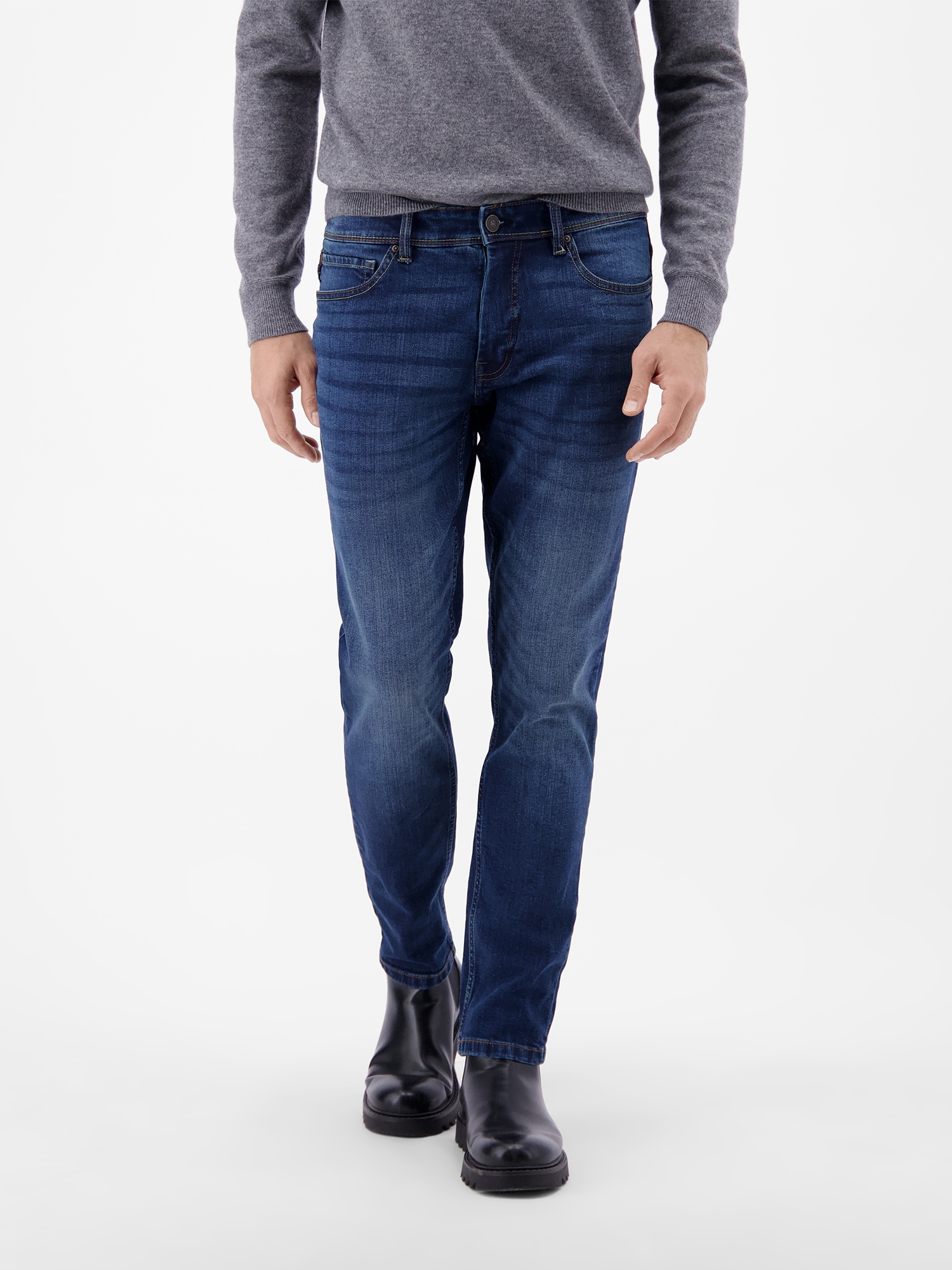 LERROS Jeans slim »CONLIN 5-Pocket Stretch-Denim, SLIM FIT, unifarben«