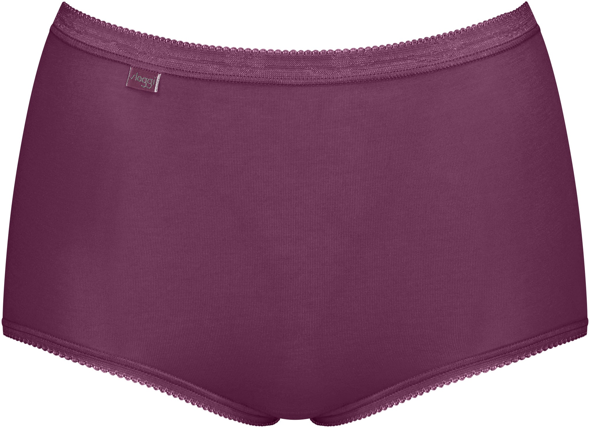 sloggi Maxislip »Basic+« 4er Pack,  Baumwollmischung, weiche Nähte, hohe Taille, elastisch