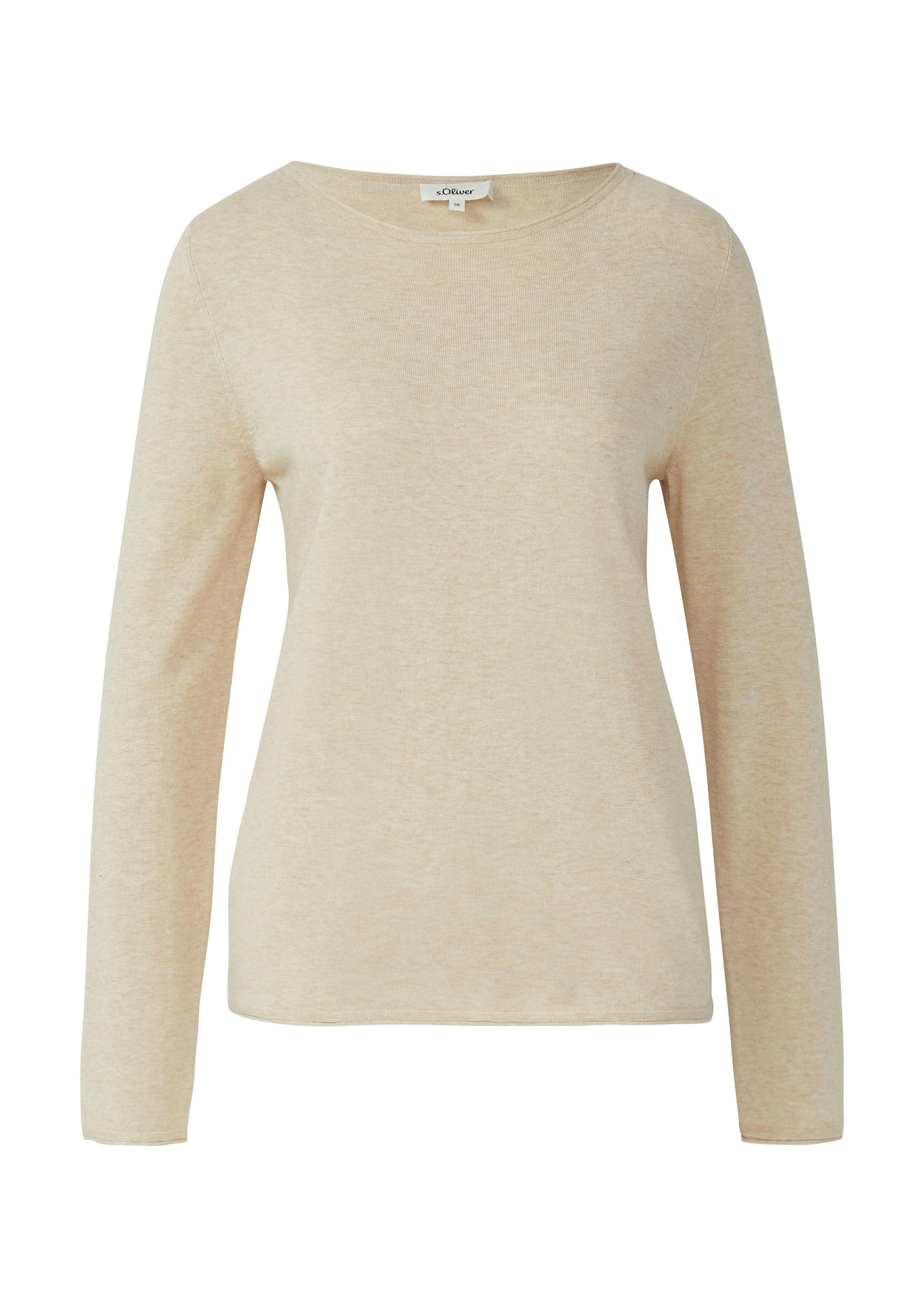 s.Oliver Langarmshirt mit Rollkanten