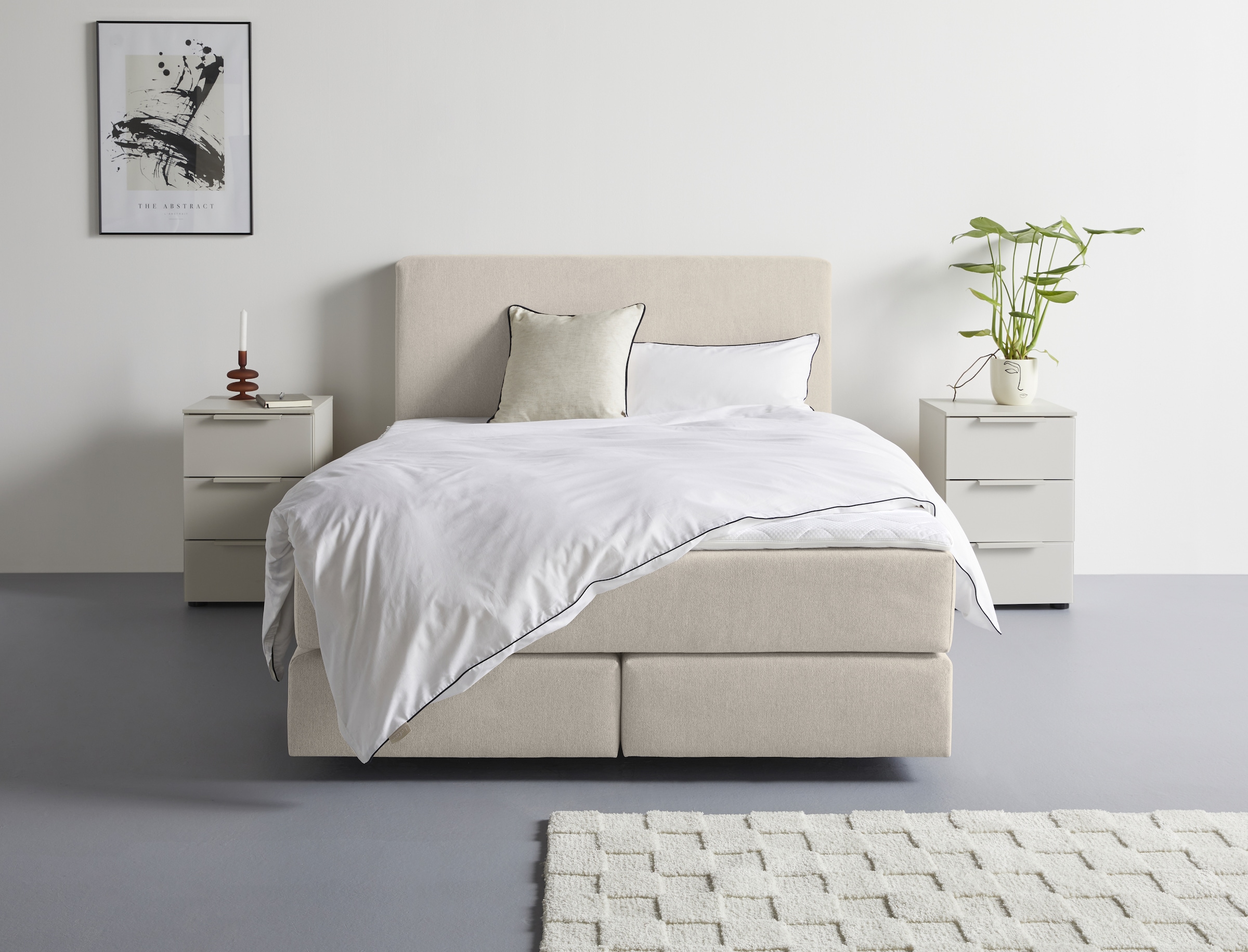 LeGer Home by Lena Gercke Lit boxspring »Zalia erhältlich in verschiedenen Breiten, inkl. Toppper« au choix avec ressorts Bonnell ou ressorts ensachés 7 zones