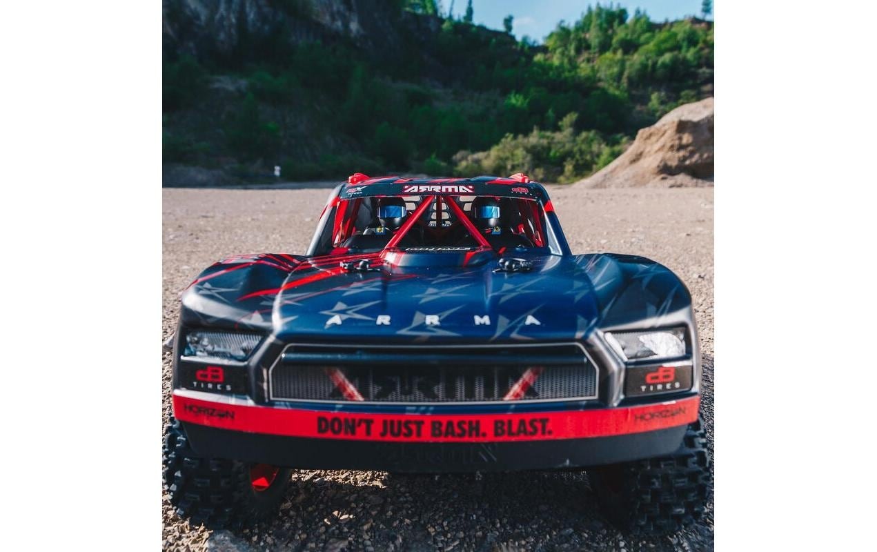   RC-Auto »Arrma Mojave 6S V2 4WD BLX Rot ARTR«