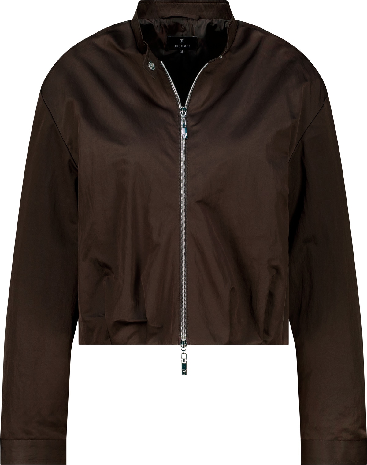 Monari Blouson »Jacke Nylon« ohne Kapuze Regular fit mit Stehkragen