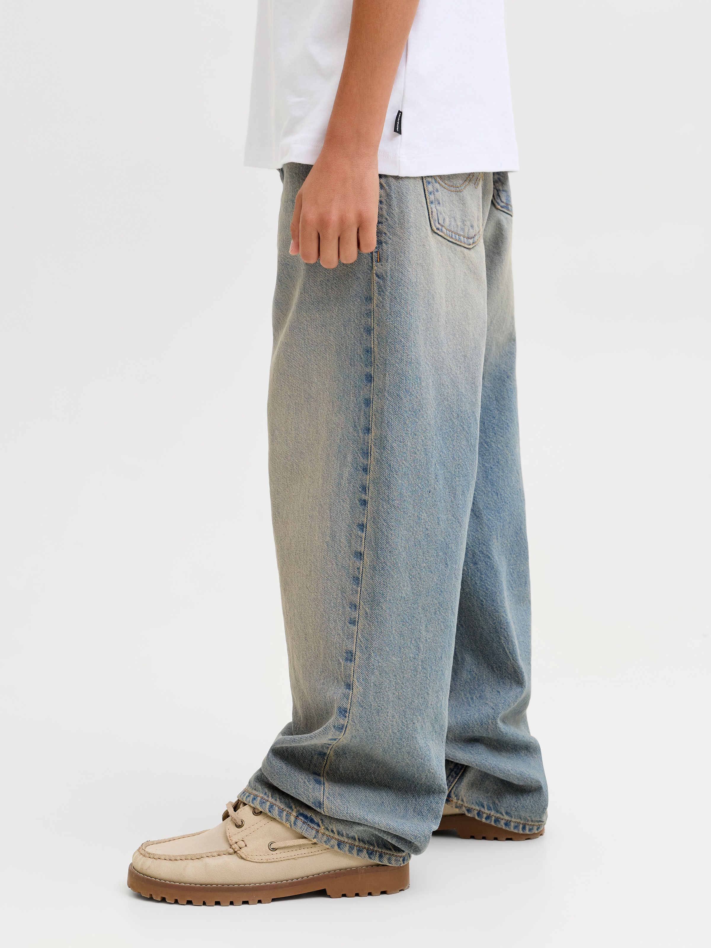 Jack & Jones Junior Jeans Relax-fit »JJIALEX JJORIGINAL SQ 326 JNR« mit dezentem Used-Look