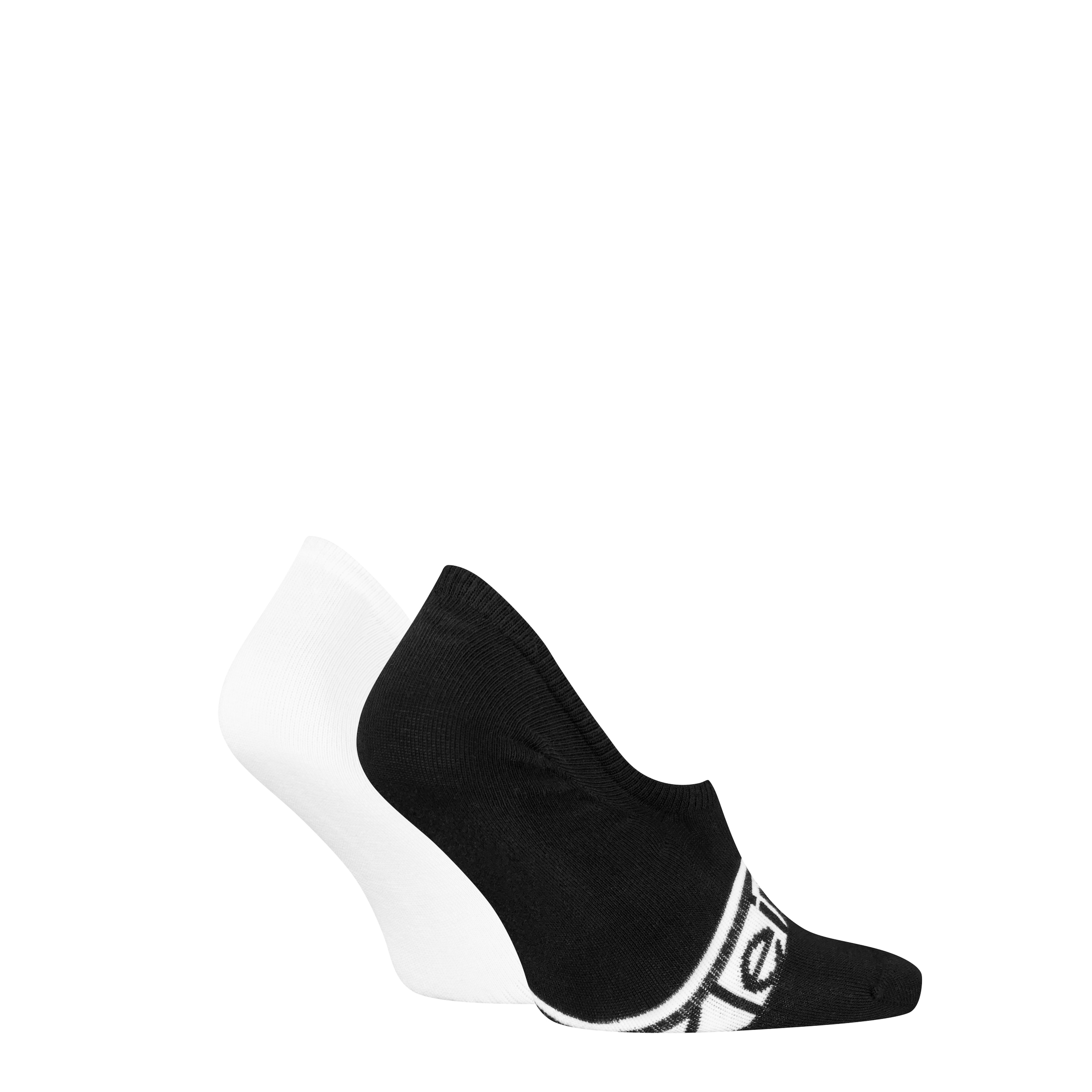 Calvin Klein Chaussons »CK MEN FOOTIE HC LOGO STRIPE« 2 Paar,  Antirutsch Noppen im Fersenbereich, Cotton-Mix, elastisch