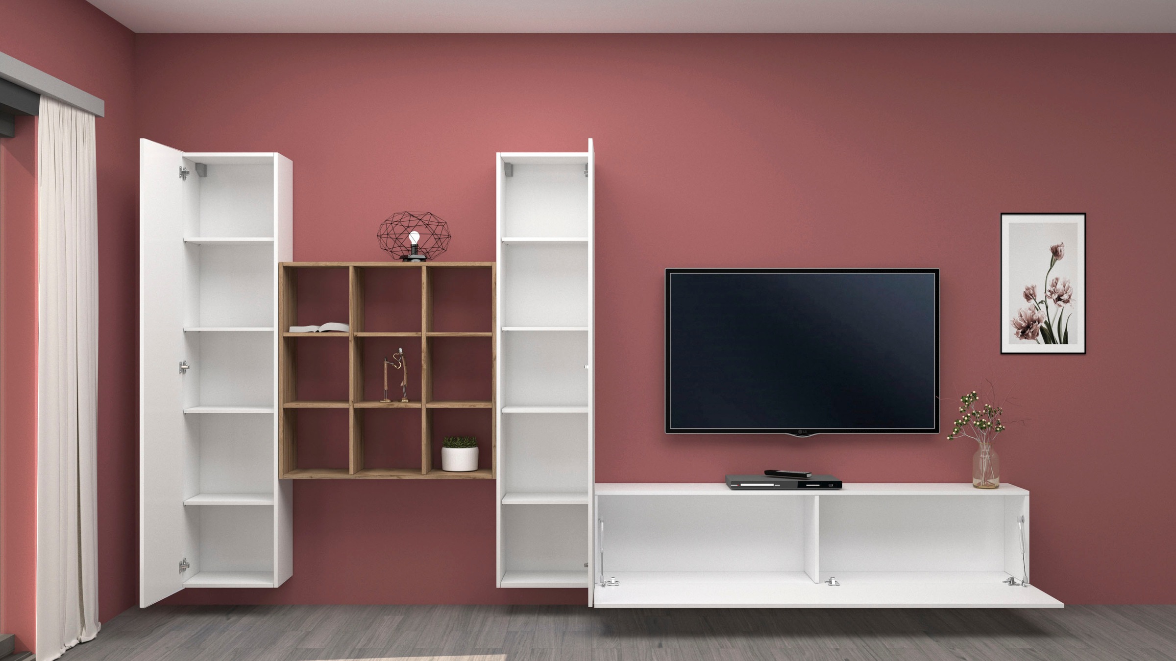 Home affaire Wohnwand »Maruska« 1 Stk. tlg.