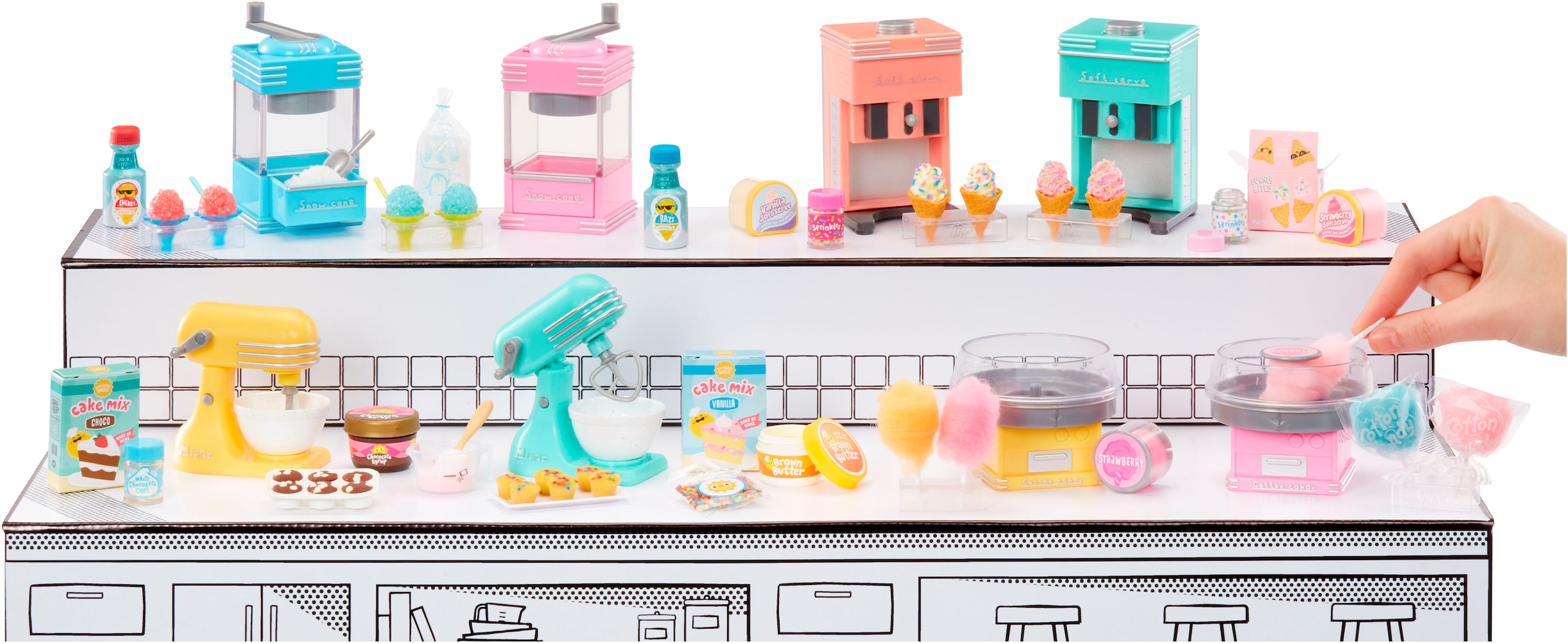 MGA ENTERTAINMENT Set créatif »MGA's Miniverse - Make It Mini Appliances« Lieferung nur 1 Kugel - sortierte Lieferung