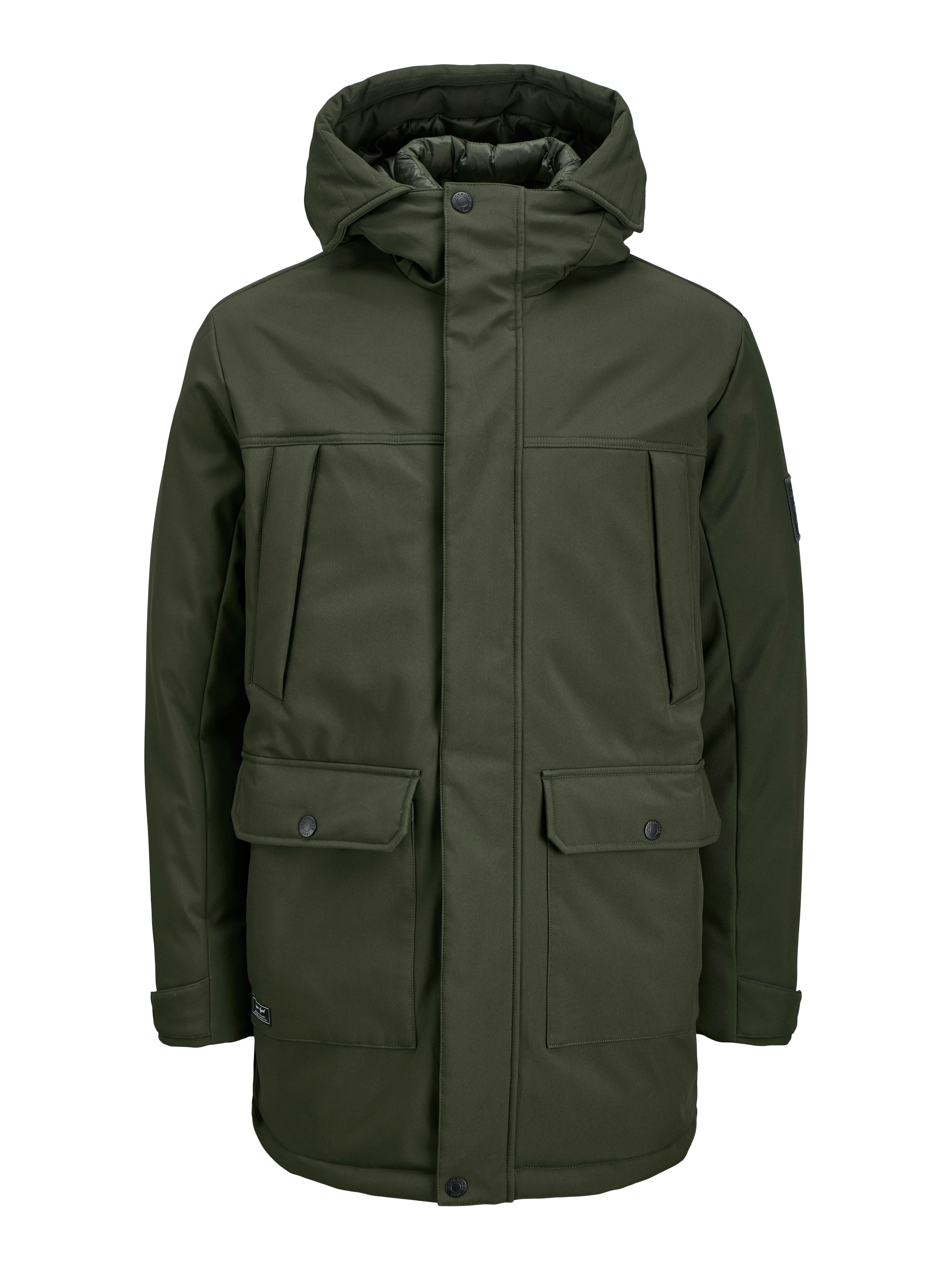 Jack & Jones Parka »JJFINN SOFTSHELL PARKA« mit Kapuze