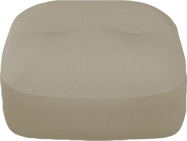 BETYPE Polsterhocker »Be Fluffy« softer Sitzkomfort, moderner Kedernaht, hochwertiger Bezugsstoff