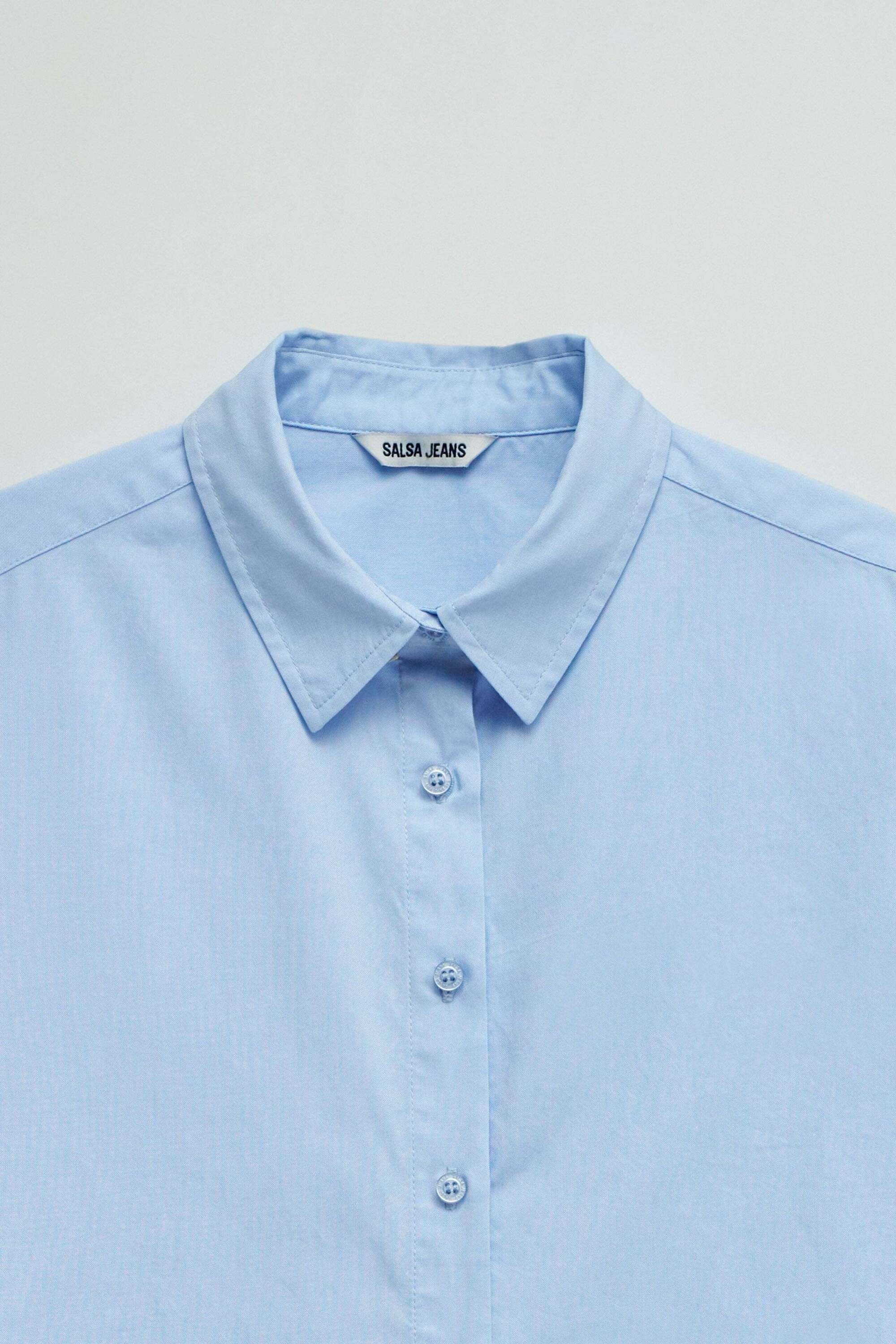 Salsa Blouse à manches longues »Salsa Jeans Langarmbluse Oversize Basic«