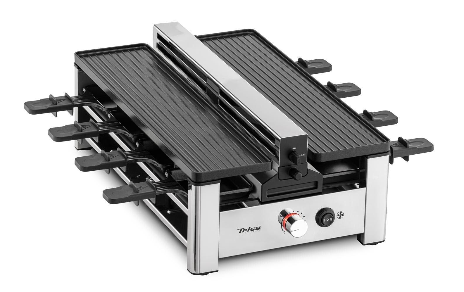 Trisa Raclette »Pure Melt 8 Personen« 8 cuis Raclettepfännchen 1.500 W