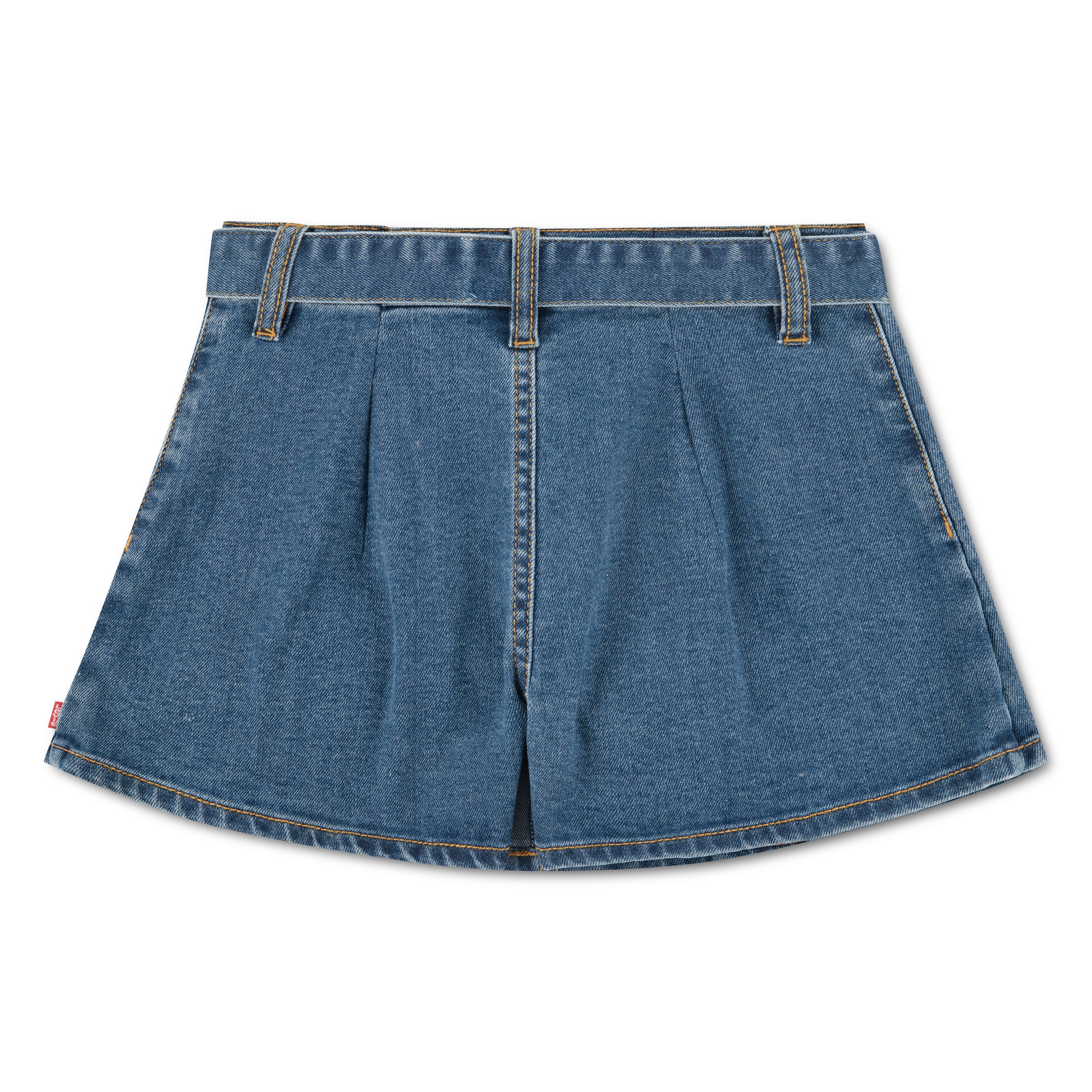 Levi's® Kids Jupe en jean »LVG PLEATED SKORT W BELT« short jupe en denim avec ceinture en jean / pour filles