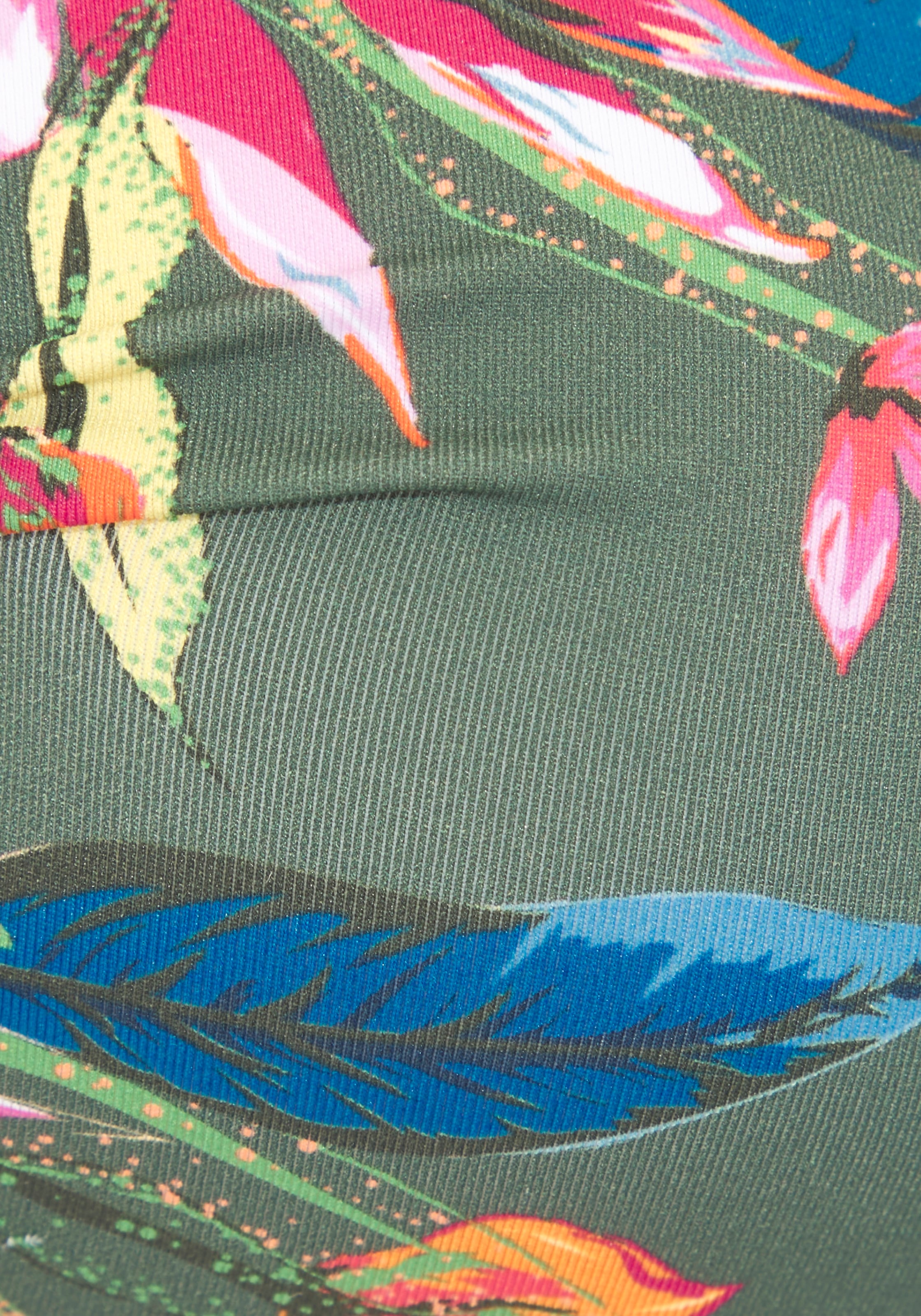 LASCANA Top bikini bandeau à armatures »Malia« mit tropischem Print