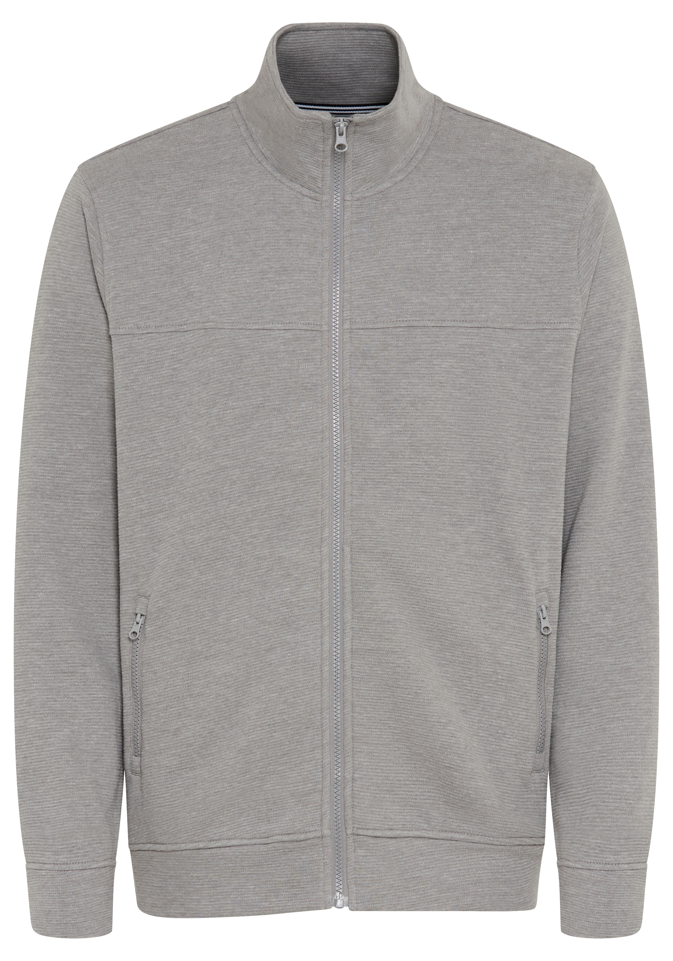 Man's World Sweatjacke mit hochschliessendem Kragen, Langarm