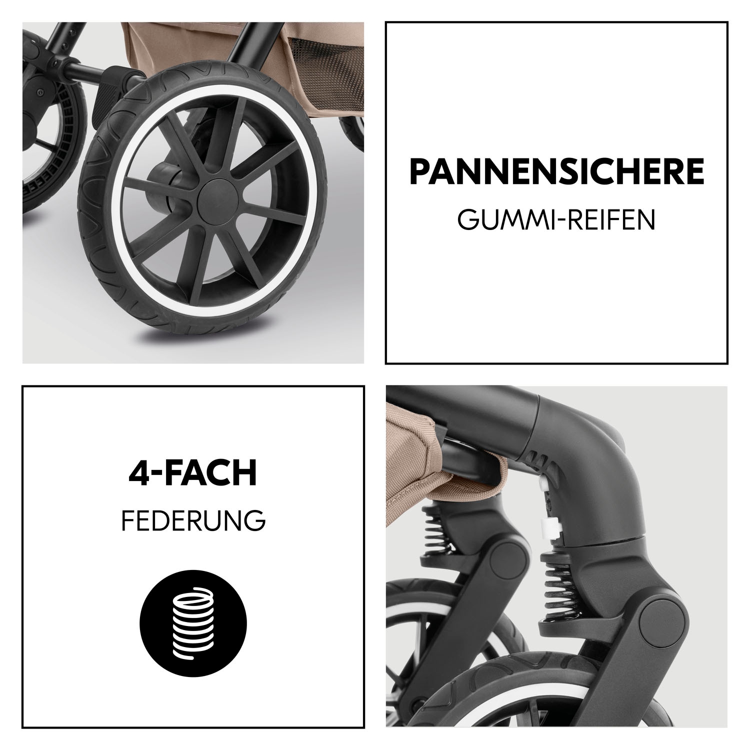 Hauck Kombi-Kinderwagen »Move N Care Set« 22 kg belastbar bis 22 kg