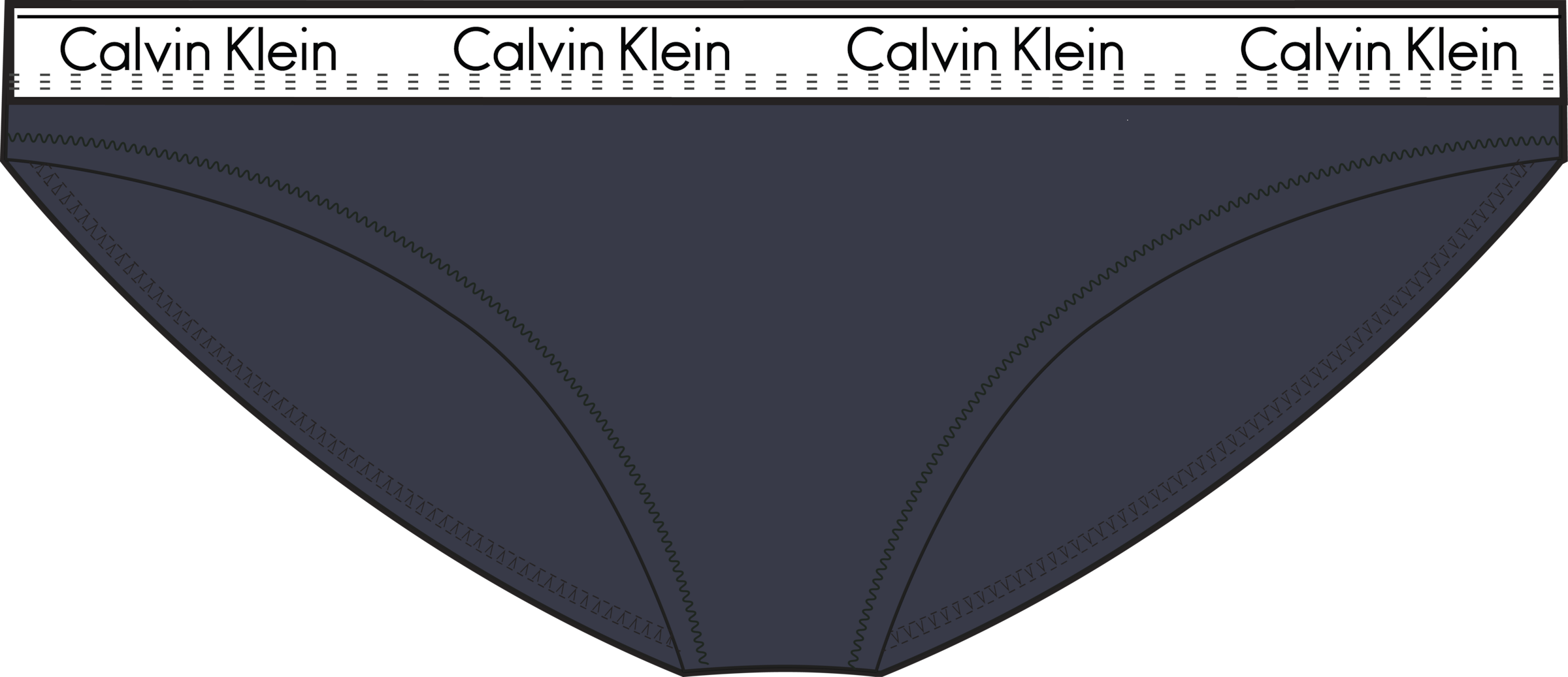 Calvin Klein Underwear Slip de bikini »BIKINI« Avec ceinture élastique