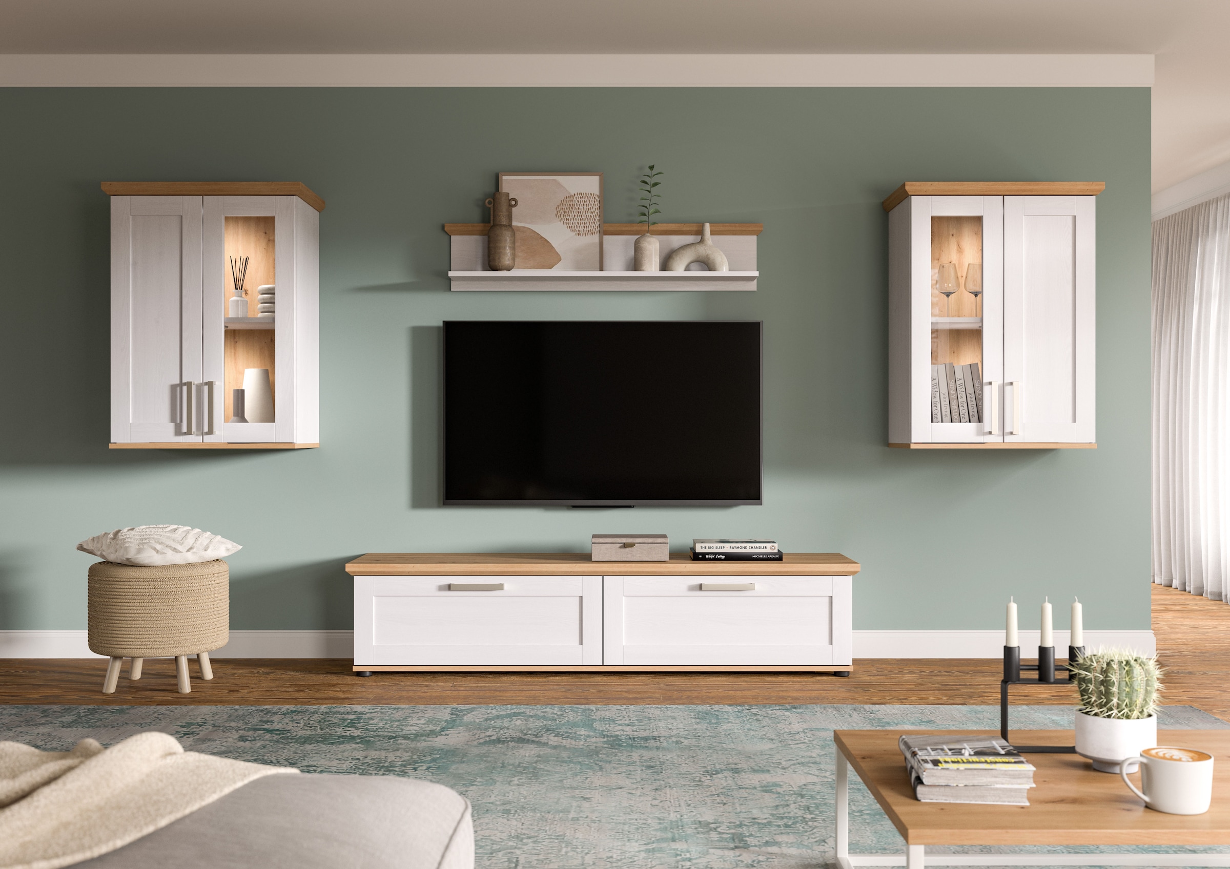 Home affaire Wohnwand »Cosenza« Set, 4 Stk. tlg.