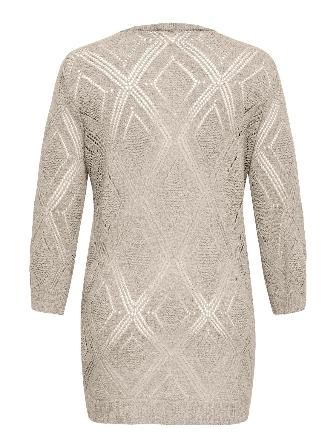 ONLY CARMAKOMA Veste en tricot »CARPAMELA 4/5 OPEN CARDIGAN KNT«