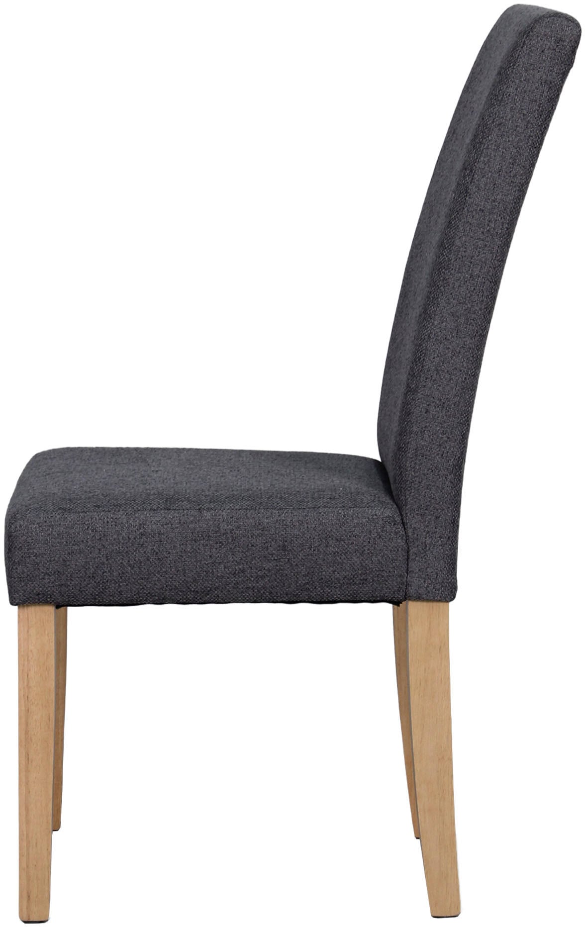 byLIVING Chaise de salle à manger »Elias« (Ensemble) 2 cuisavec structure en bois massif et rembourrage en mousse confortable