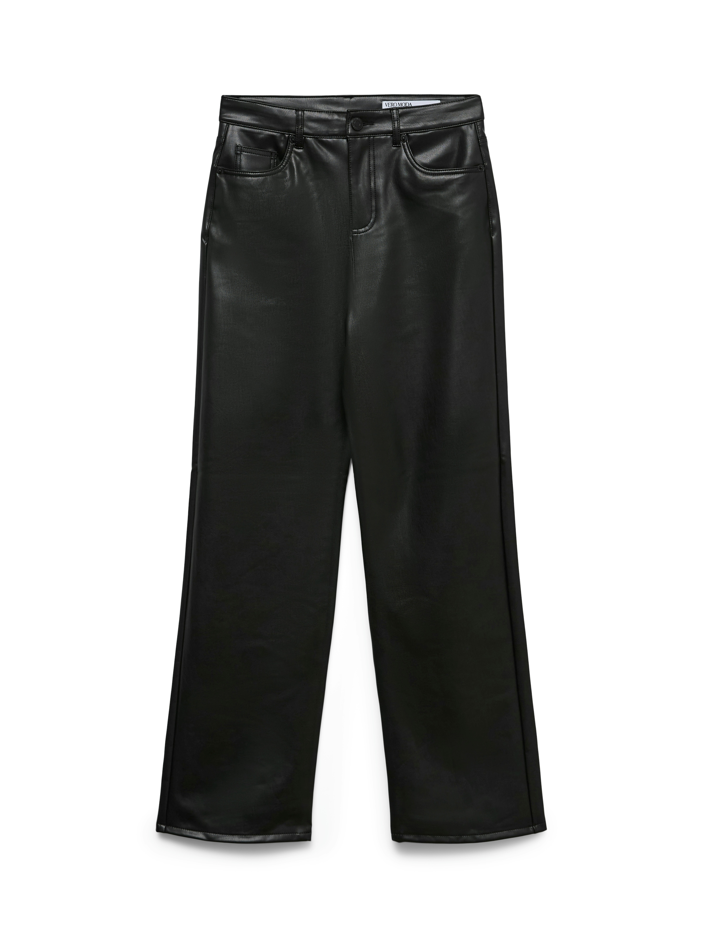 Vero Moda Lederimitathose »VMTESSA HR WIDE PL PANTS NOOS«