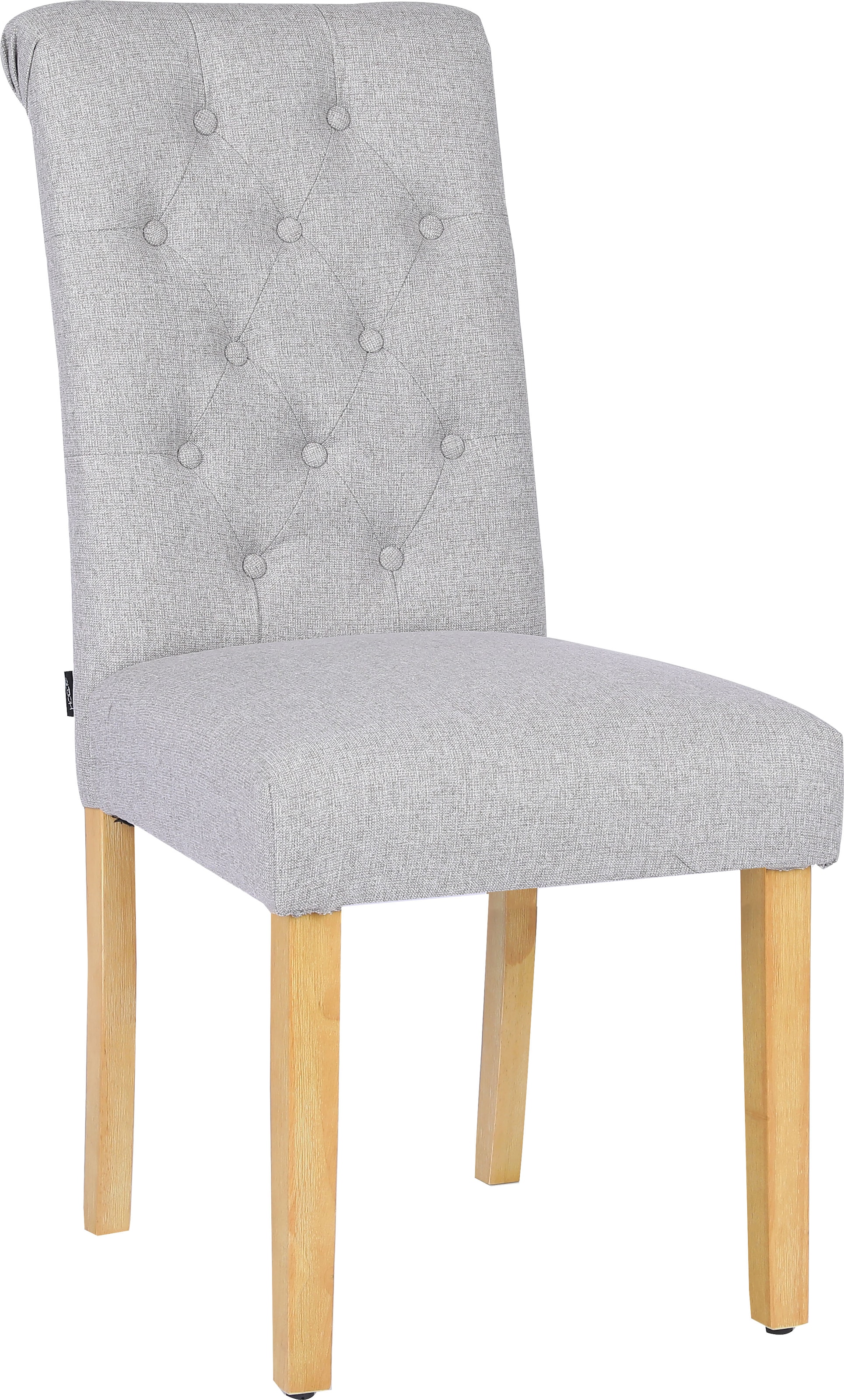 Home affaire Esszimmerstuhl »Liao, TOPSELLER!, OTTOs Choice, 2er-Set« (Set) pflegeleichter Webstoff Bezug, Knopfheftung, Sitzhöhe ca. 51 cm