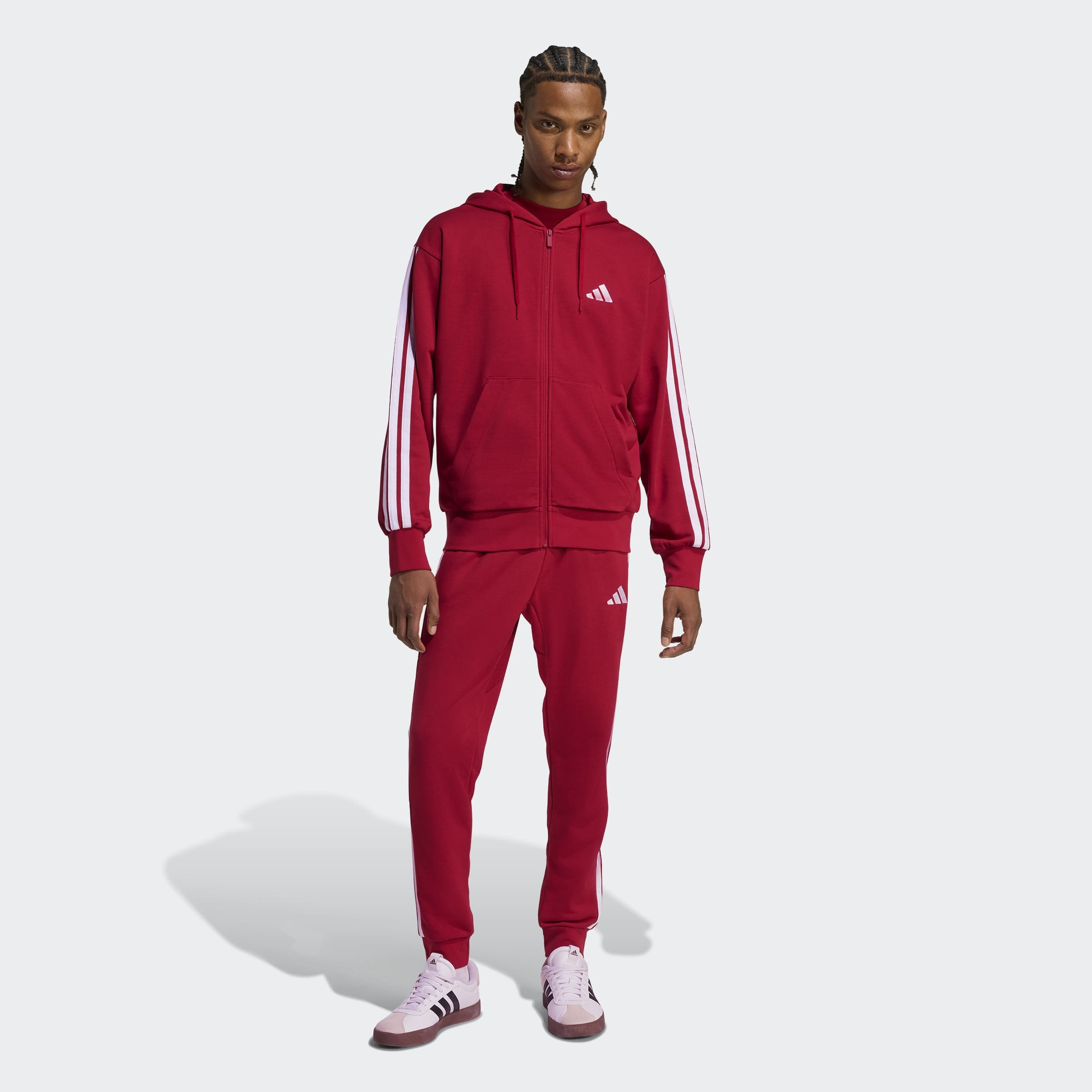 adidas Sportswear Sweat à capuche »ESSENTIALS 3-STREIFEN FRENCH TERRY«
