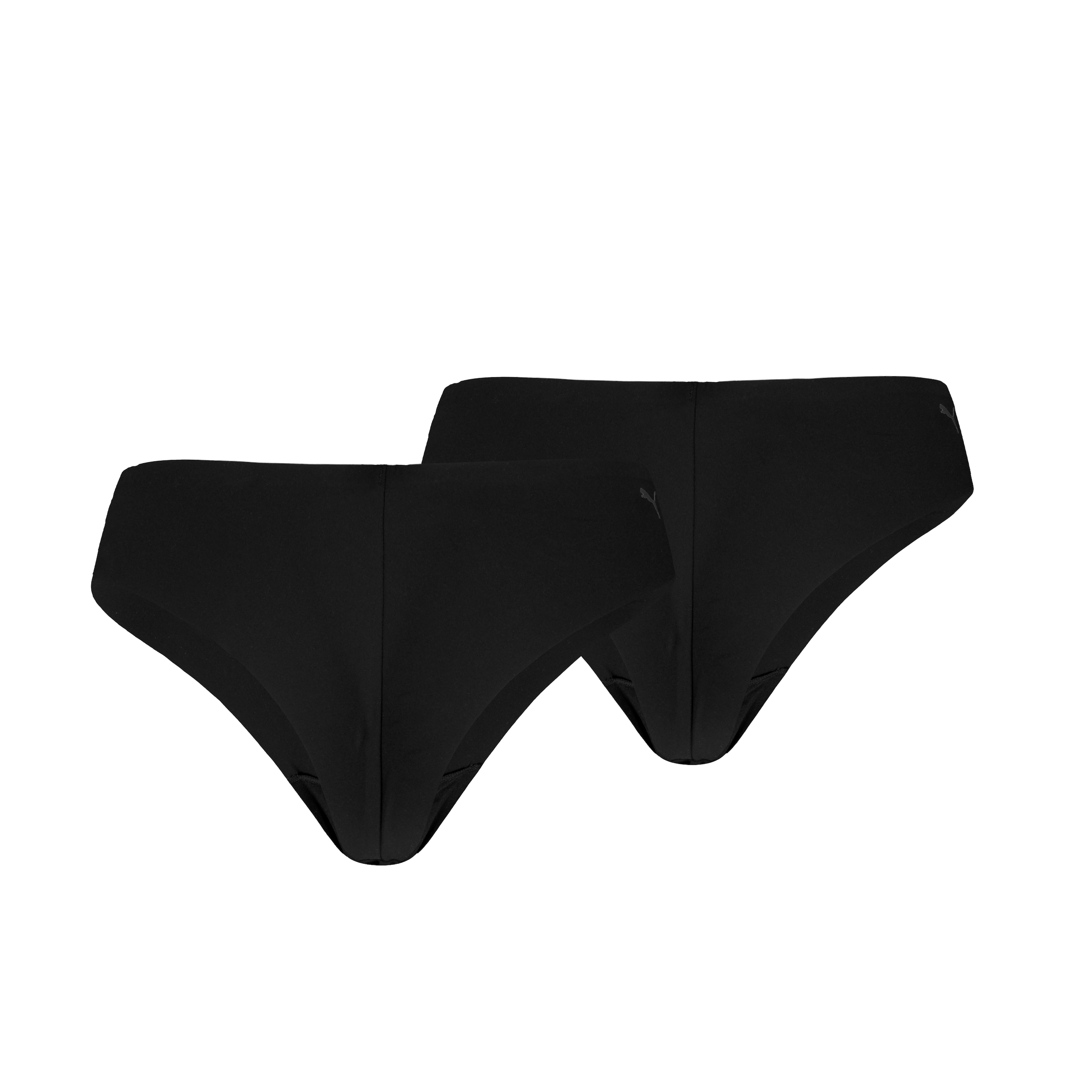 PUMA Slip brésilien »PUMA WOMEN MICROFIBER BRAZILIAN BRIEFS« 2er Pack,  nahtlose Ränder für eine unsichtbare Passform